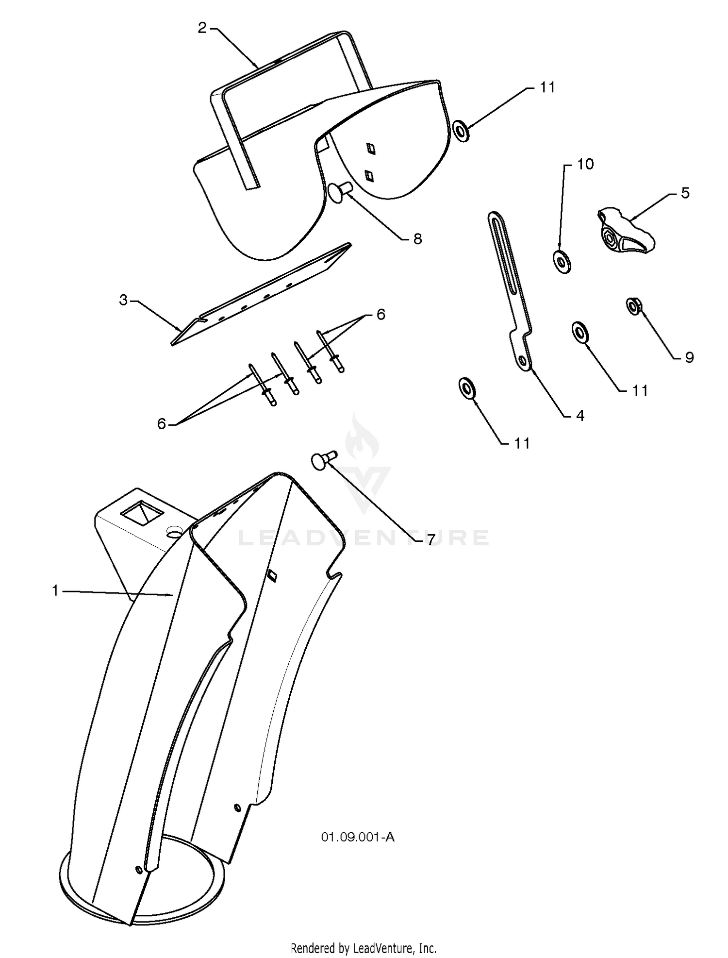 Control Panel/Discharge Chute