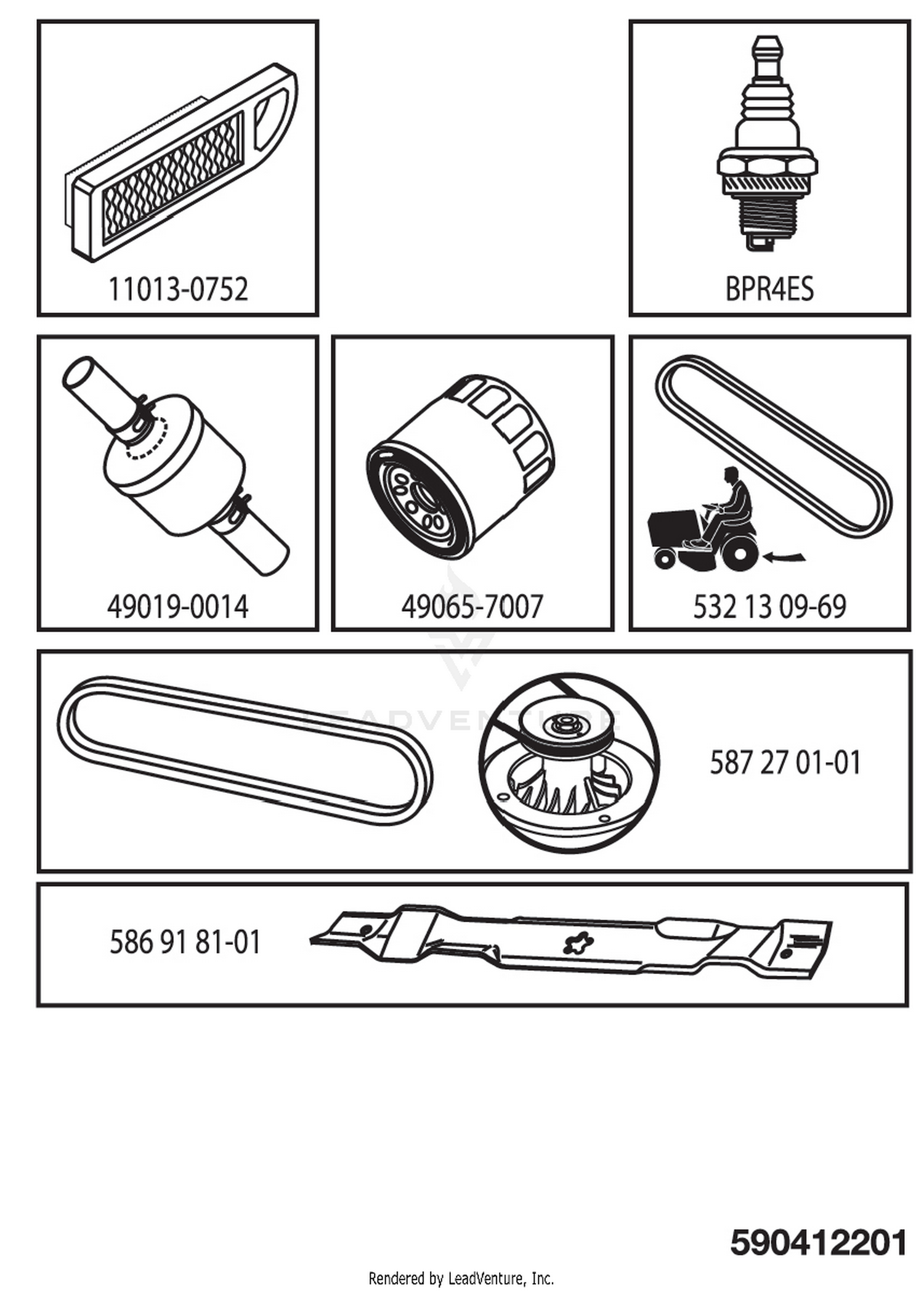 FREQUENTLY USED PARTS