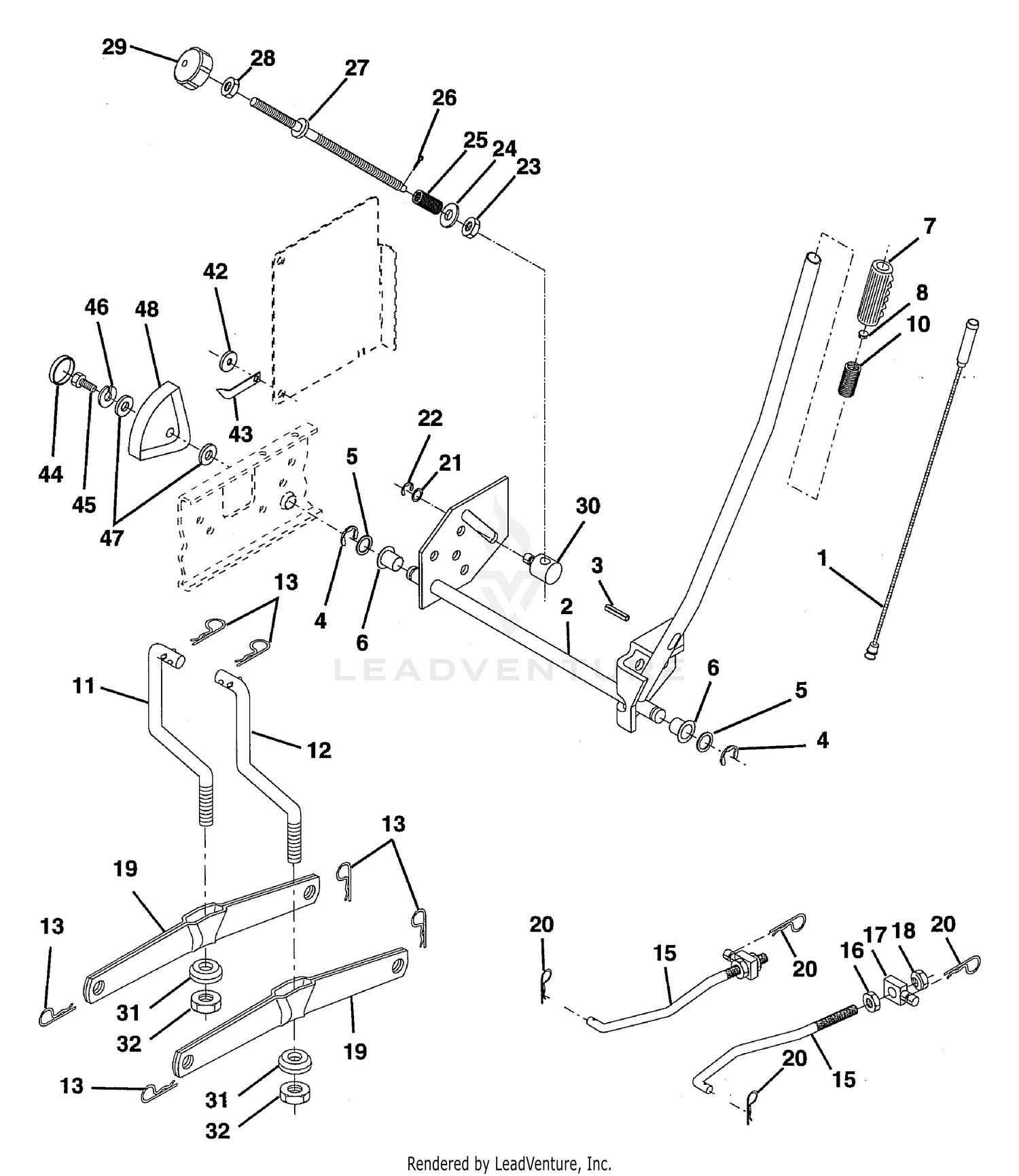 Mower Lift Assembly
