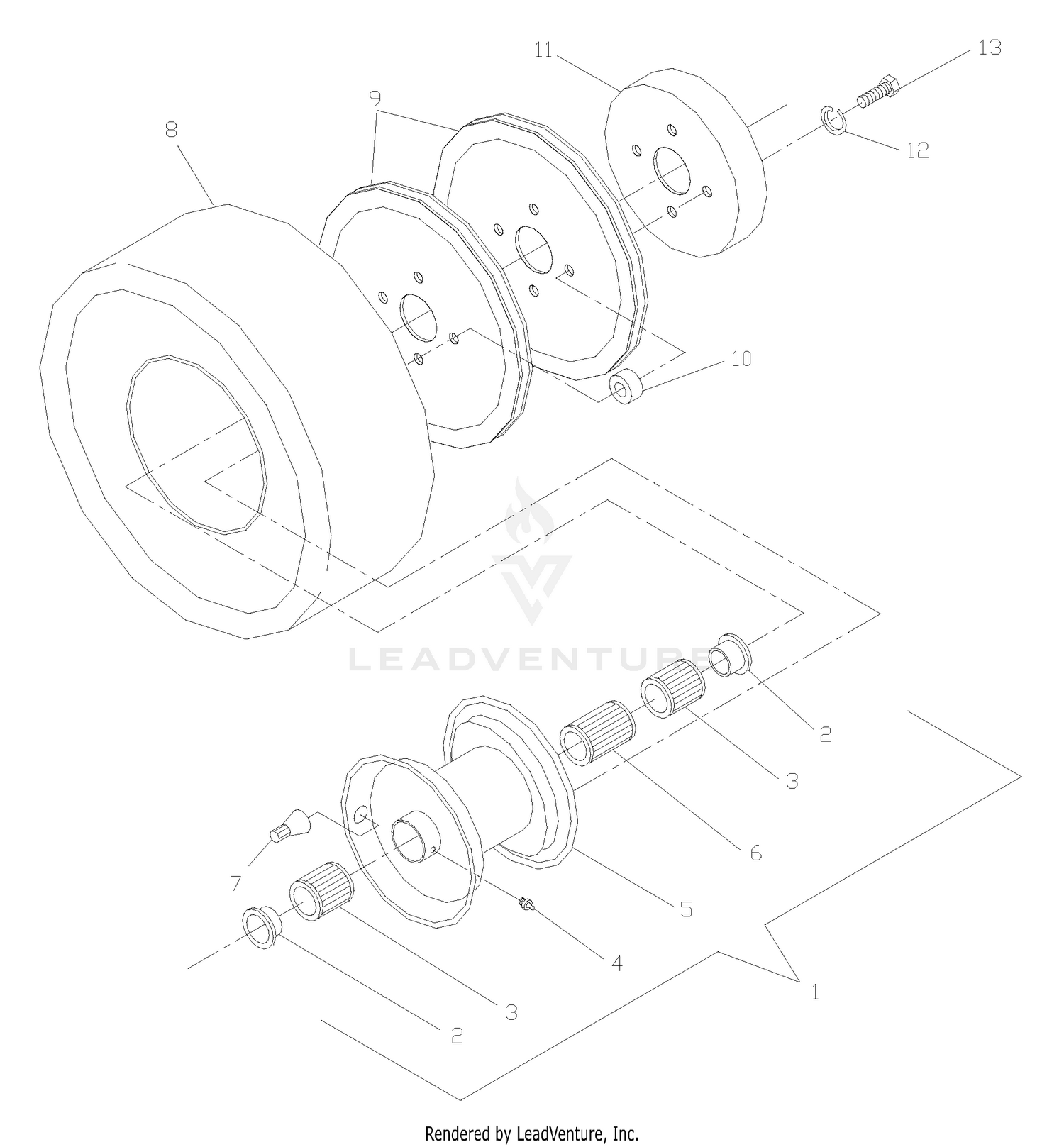 Traction Wheel Assembly