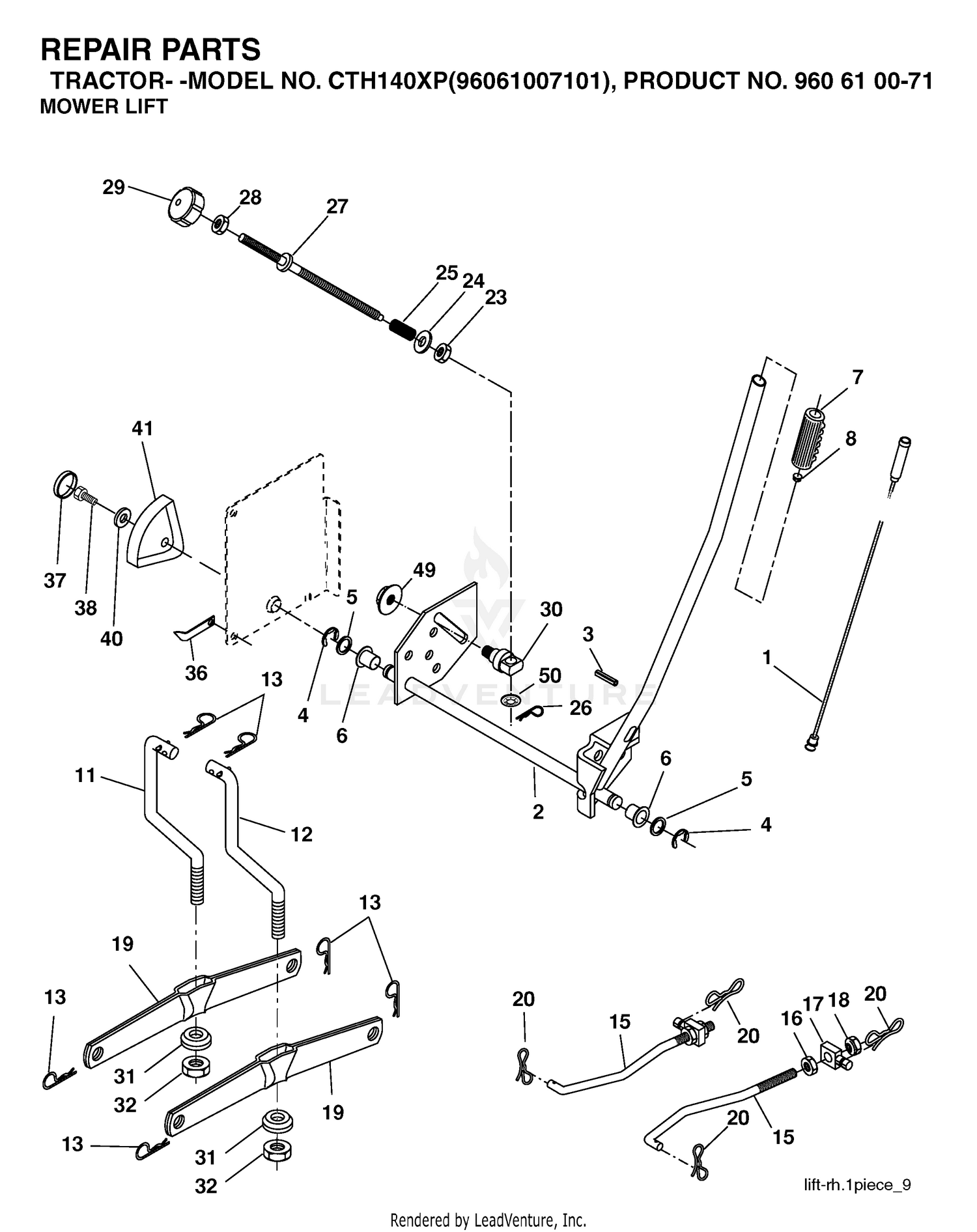 MOWER LIFT / DECK LIFT