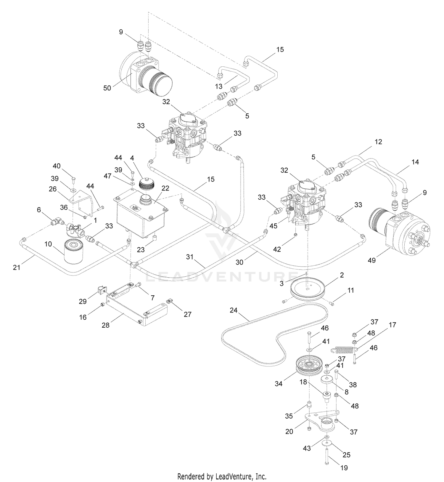 Hydraulic Pump - Motor