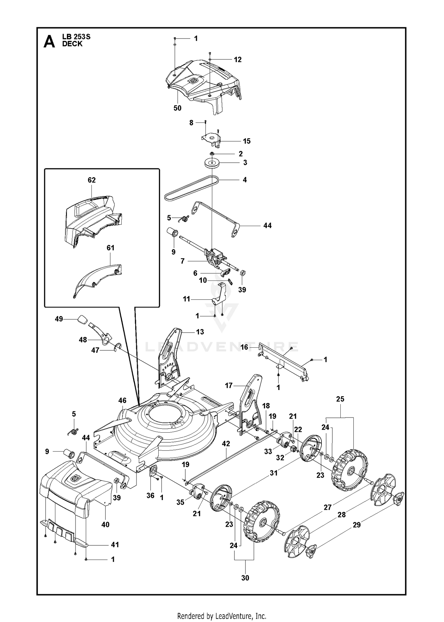 MOWER DECK / CUTTING DECK