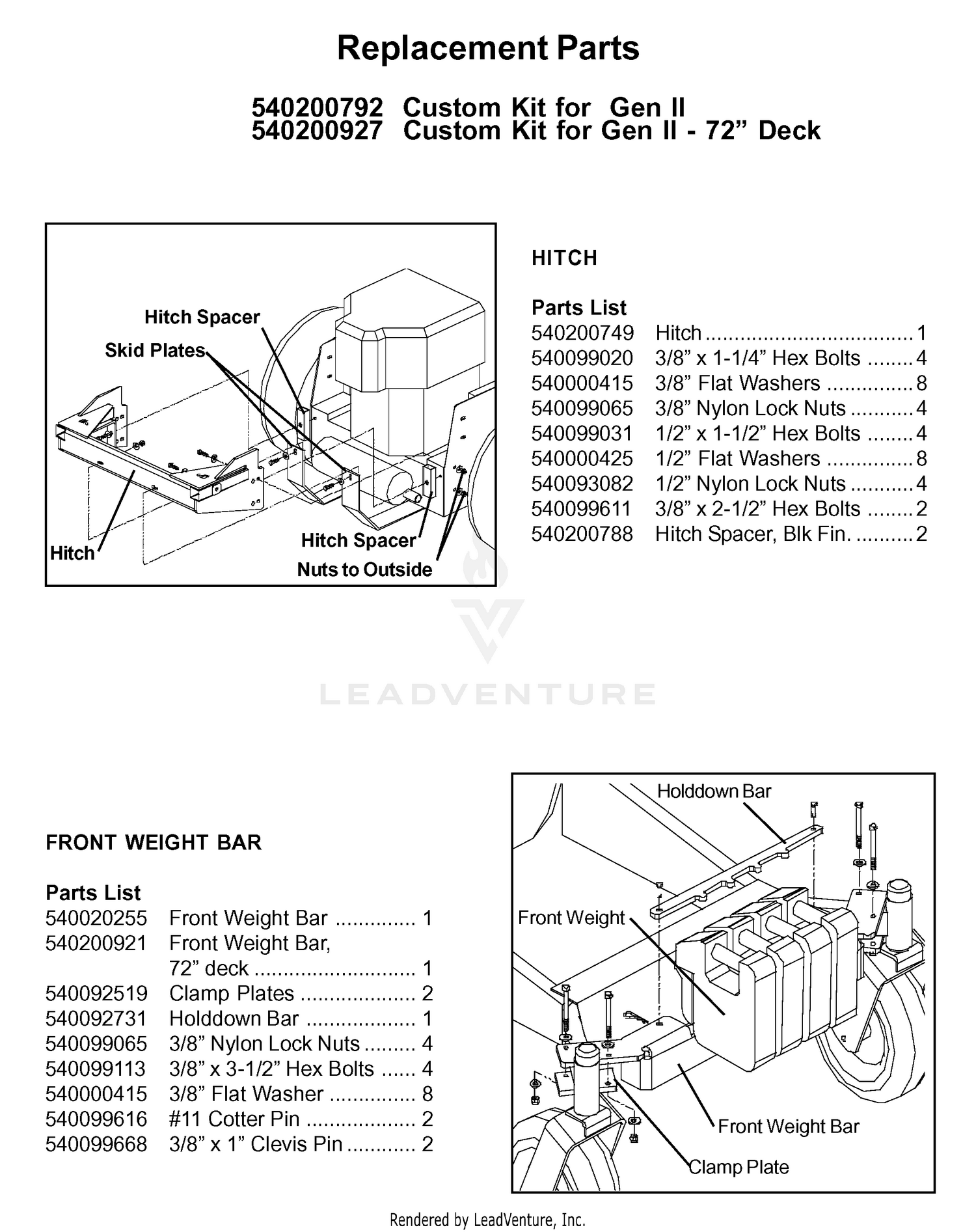 Assembly diagram