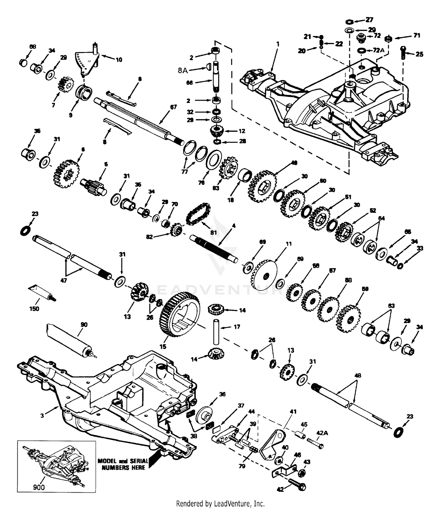 Peerless Transaxle Model Number P930-008A