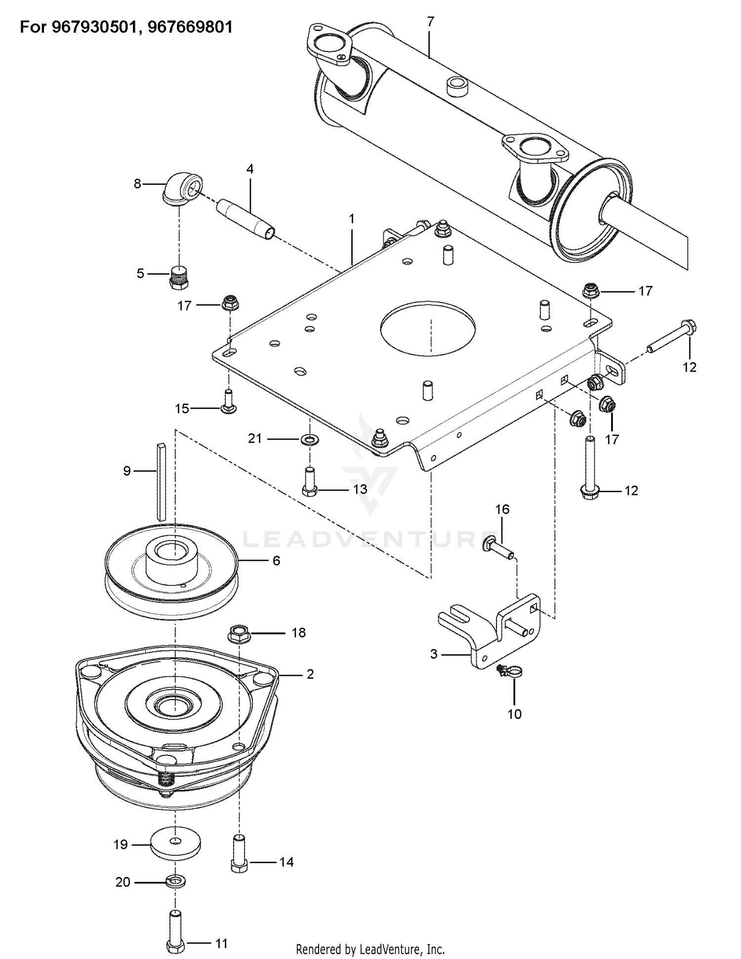 ENGINE MOUNTING, GUARDS & MUFFLER 2