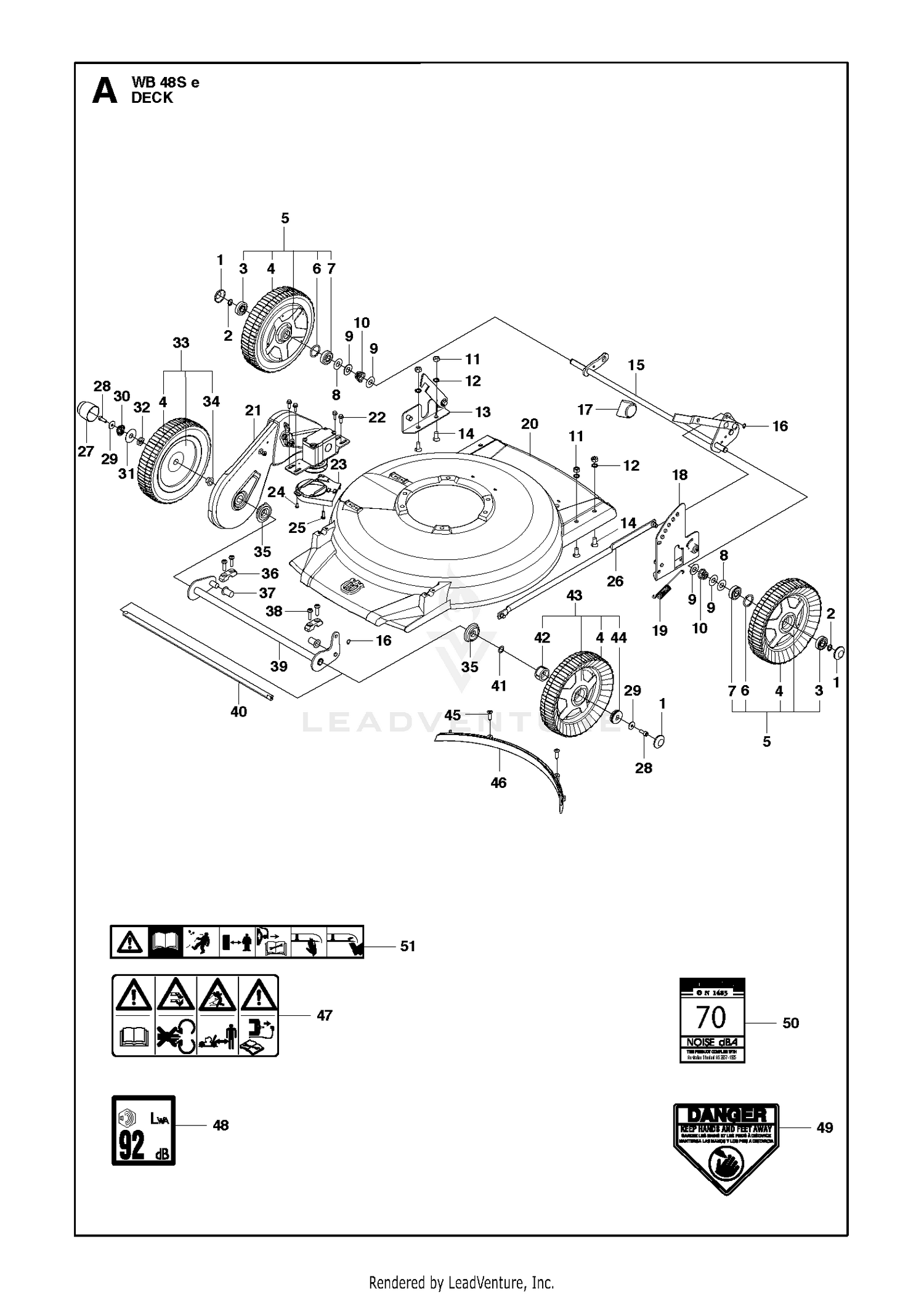 MOWER DECK / CUTTING DECK