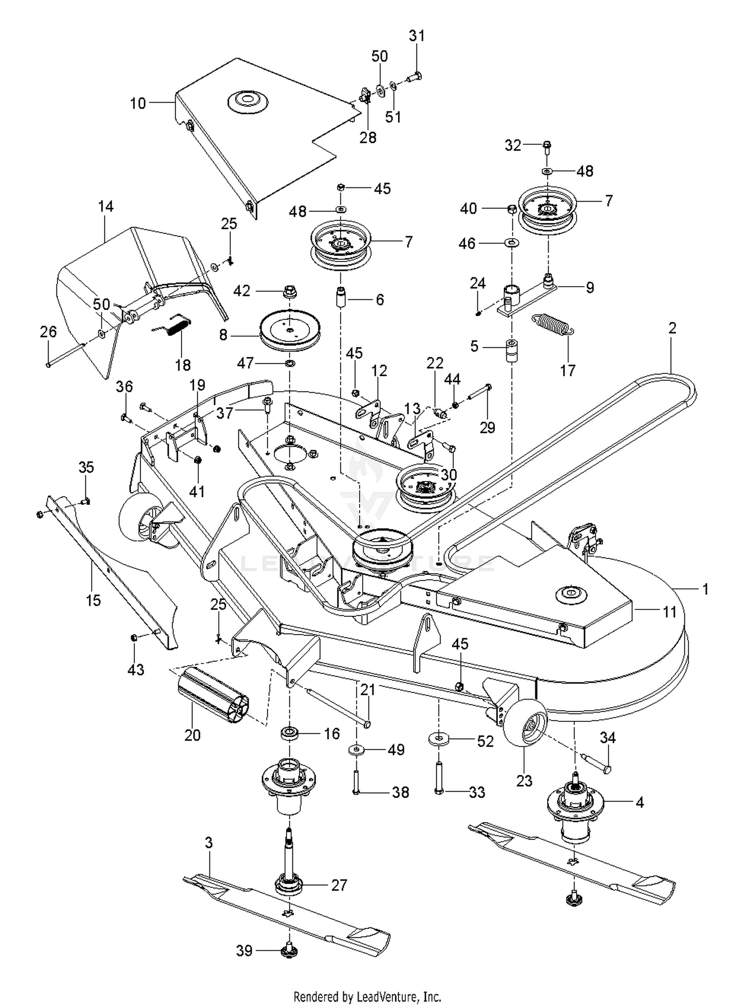 MOWER DECK / CUTTING DECK