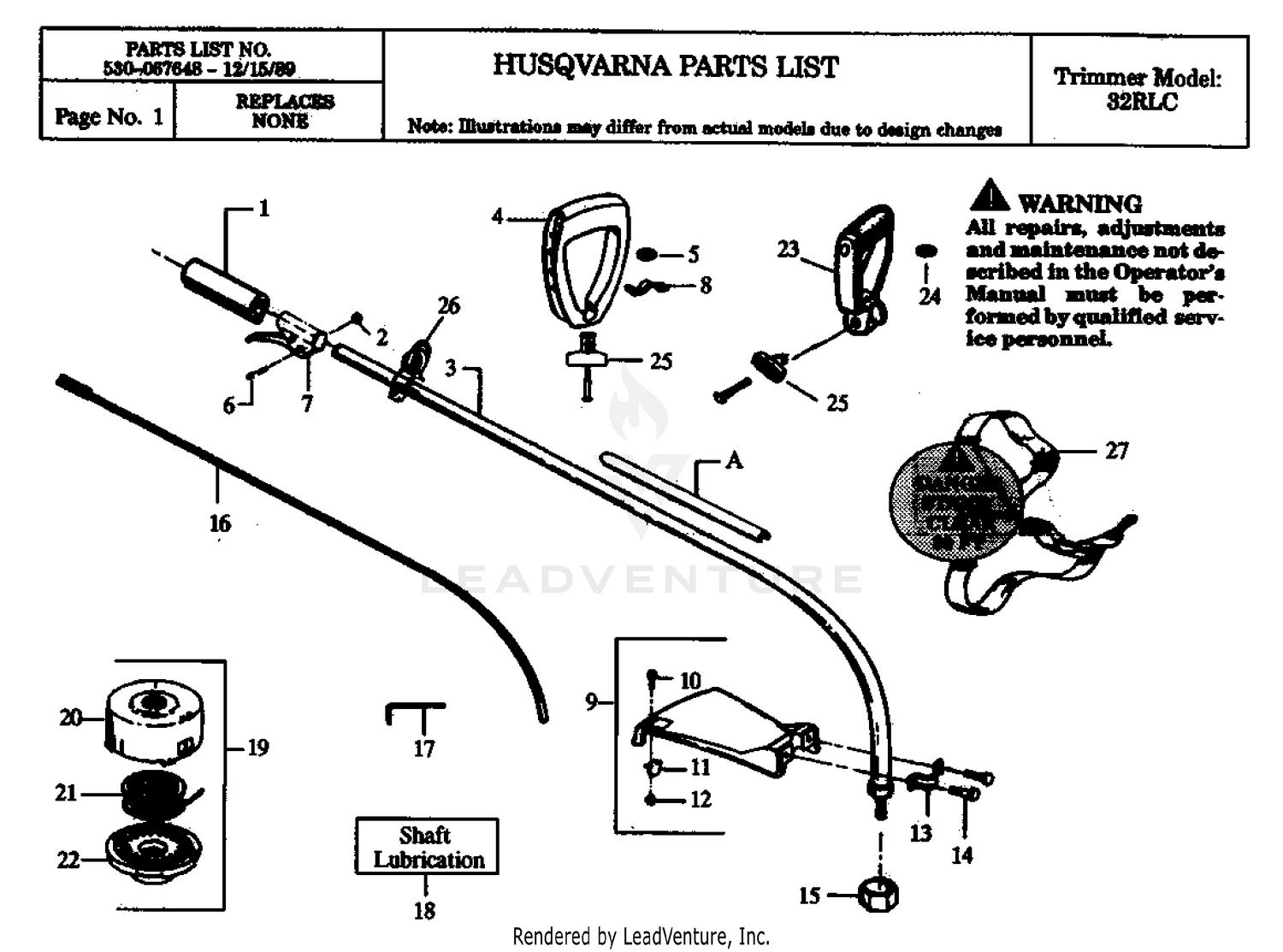 Assembly diagram