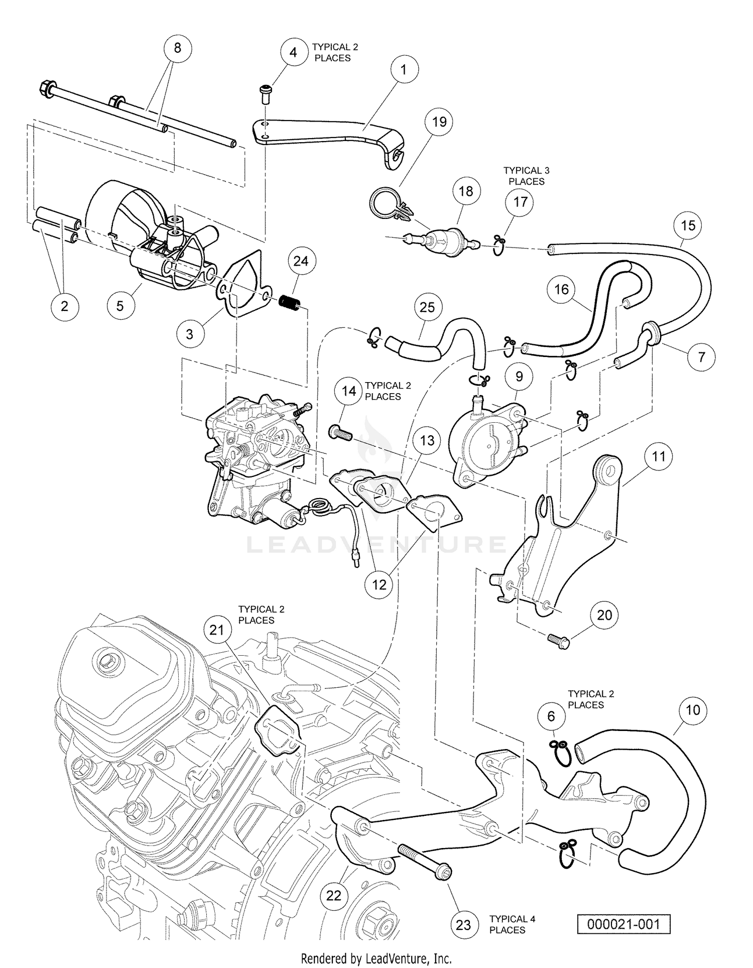 Carburetor Installation - Honda Gasoline Vehicles