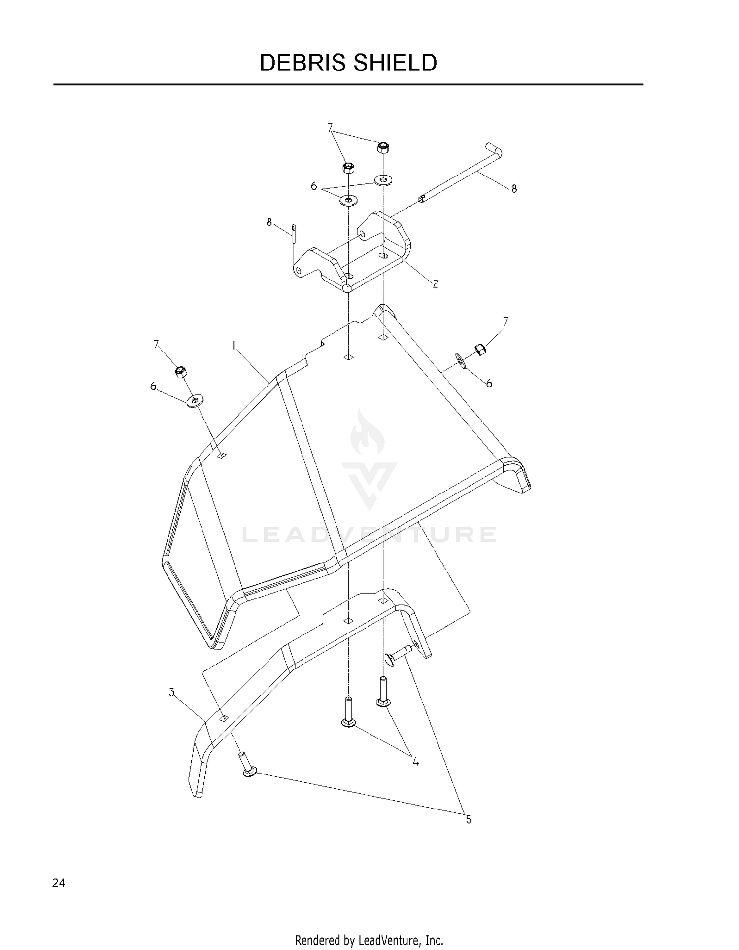 DEBRIS SHIELD