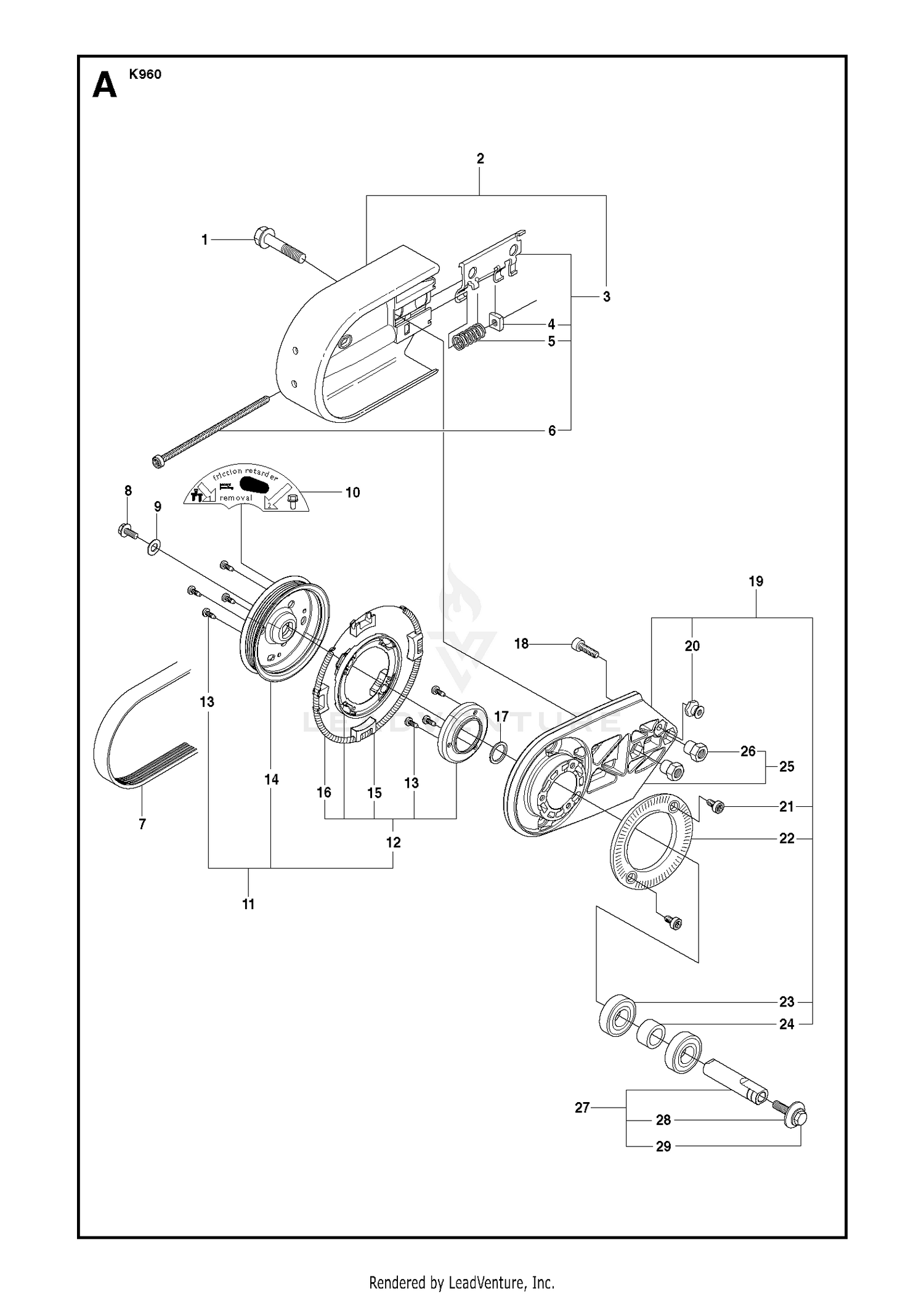 BELT GUARD & PULLEY