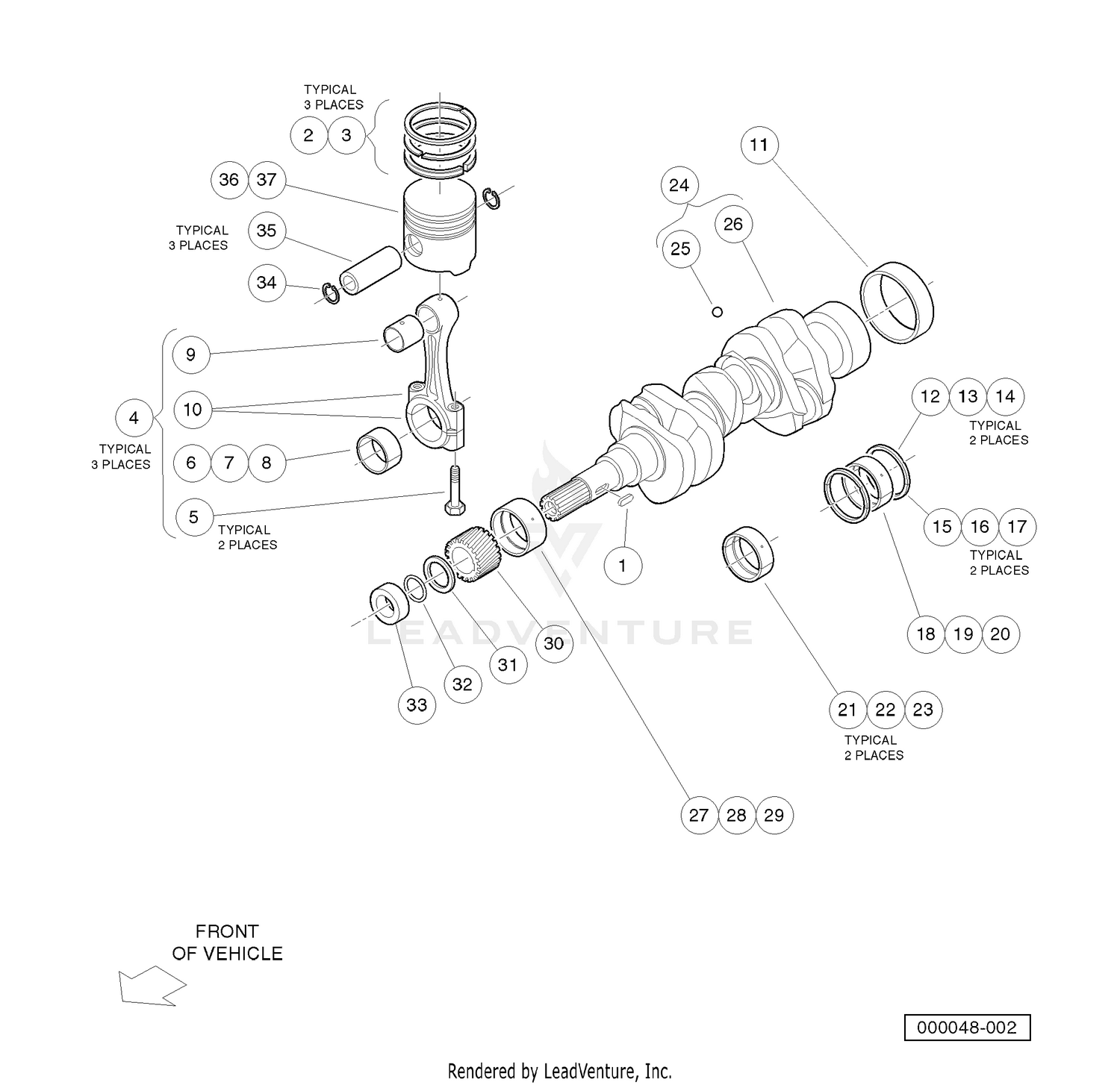 Piston and Crankshaft