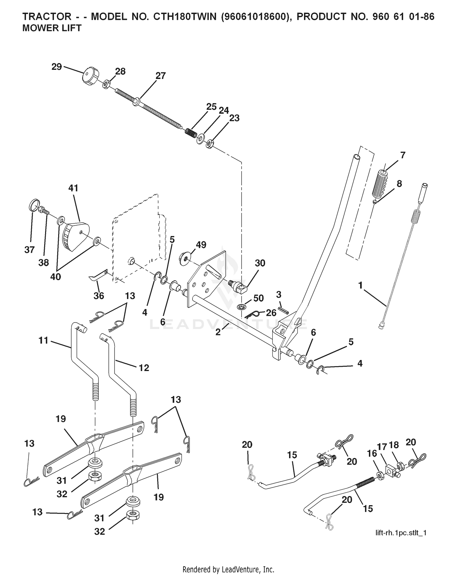MOWER LIFT / DECK LIFT