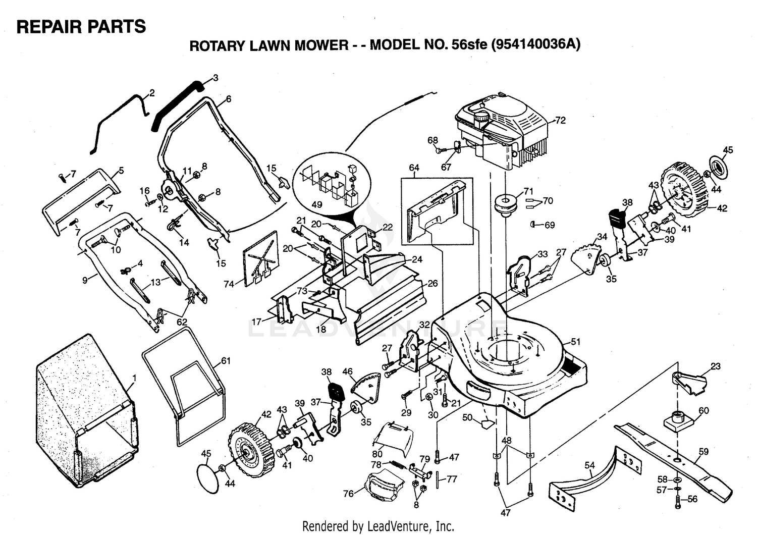 REPAIR PARTS