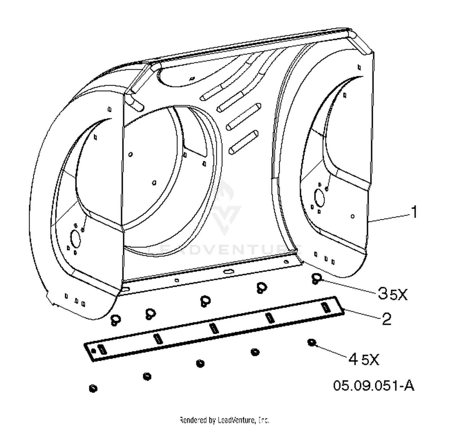 AUGER HOUSING & IMPELLER 4