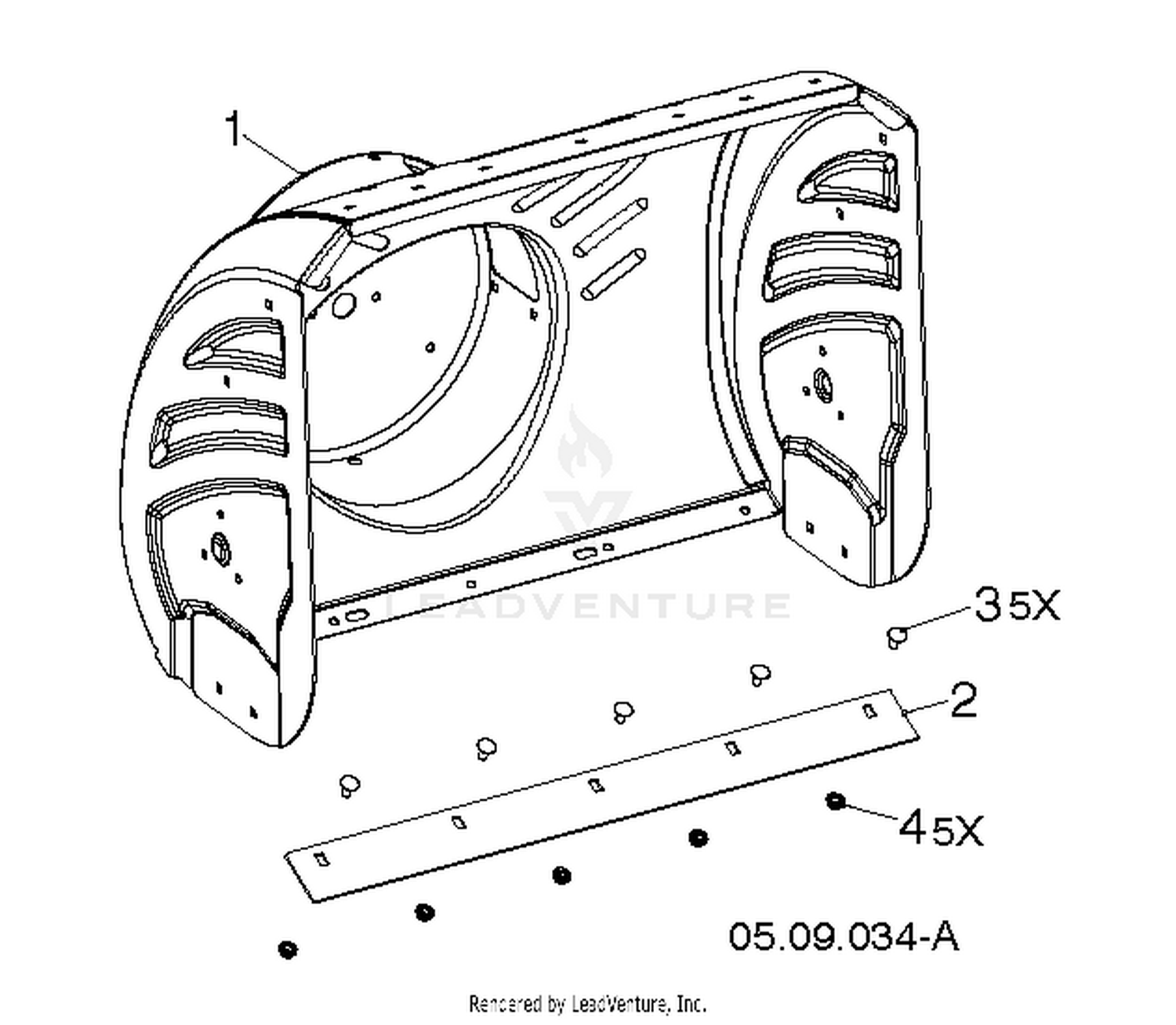 AUGER HOUSING & IMPELLER 6
