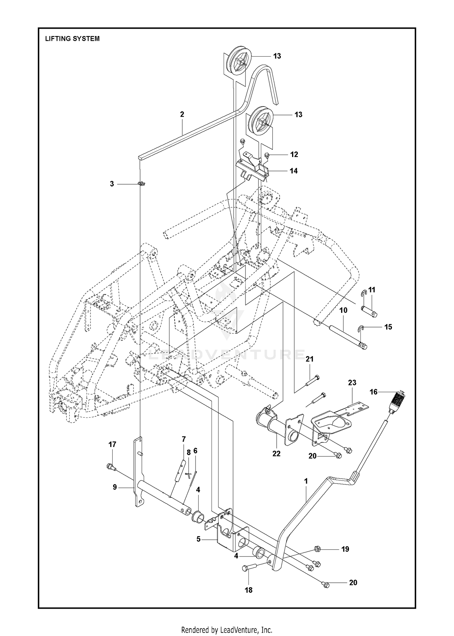 MOWER LIFT / DECK LIFT