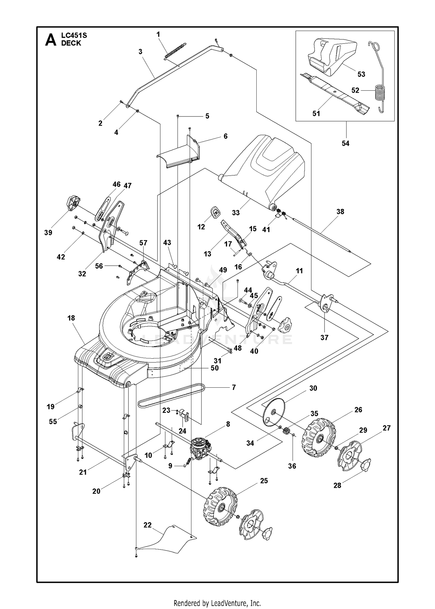 MOWER DECK / CUTTING DECK