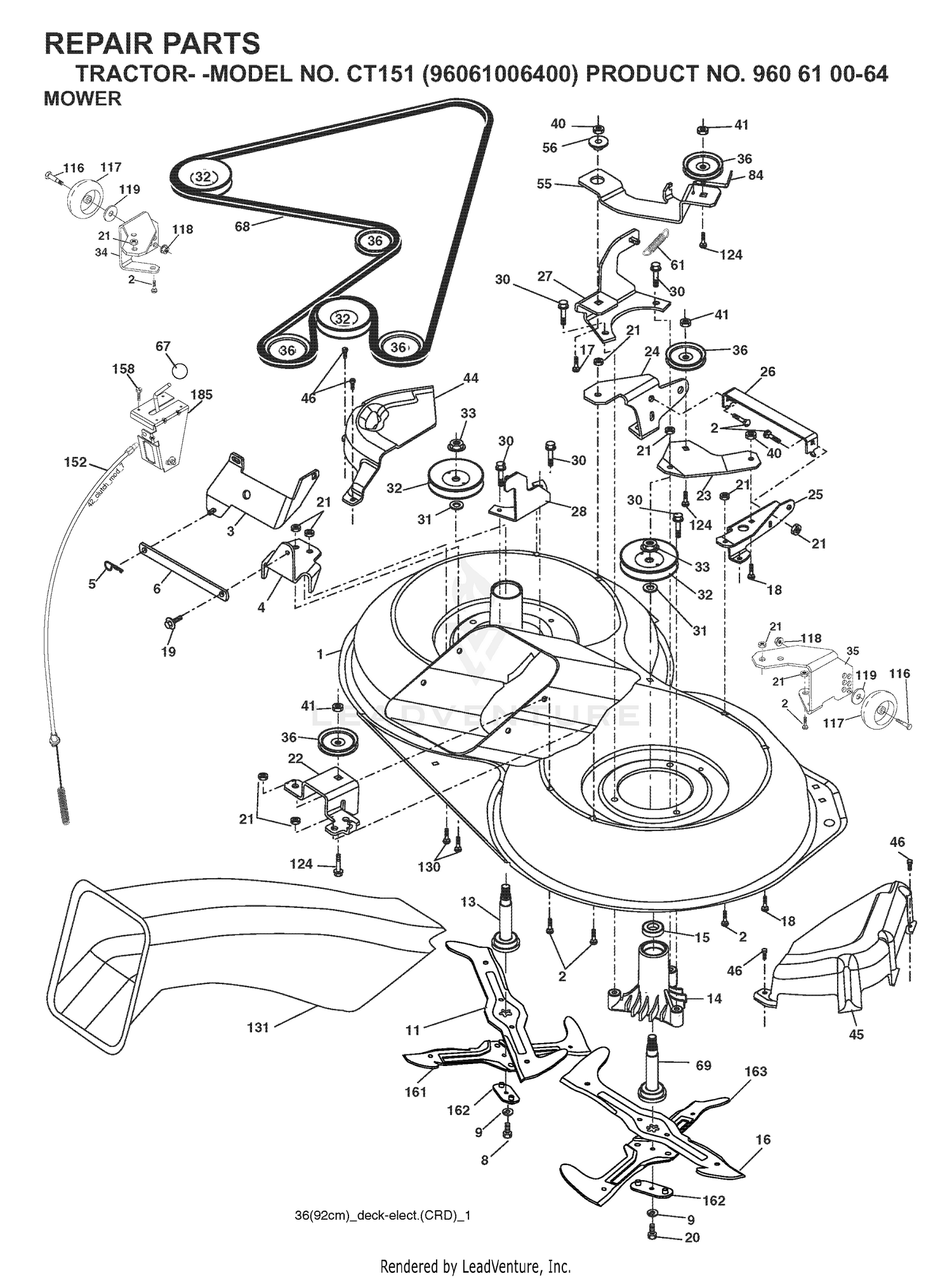 MOWER DECK / CUTTING DECK