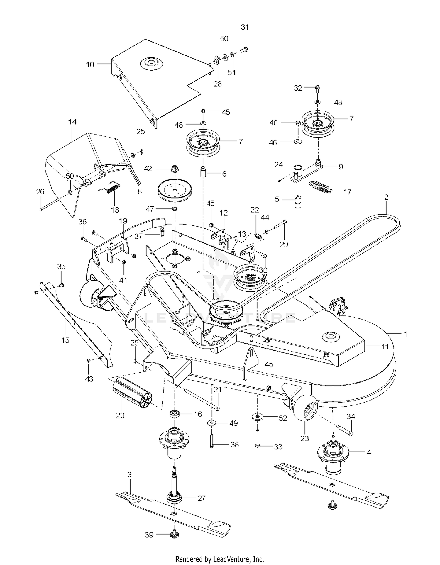 MOWER DECK / CUTTING DECK