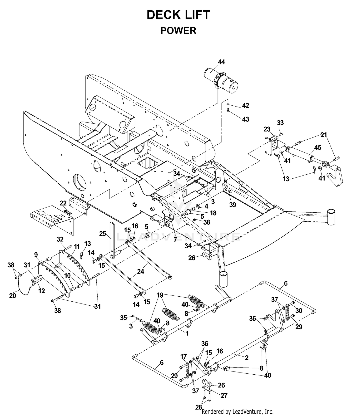 MOWER LIFT / DECK LIFT