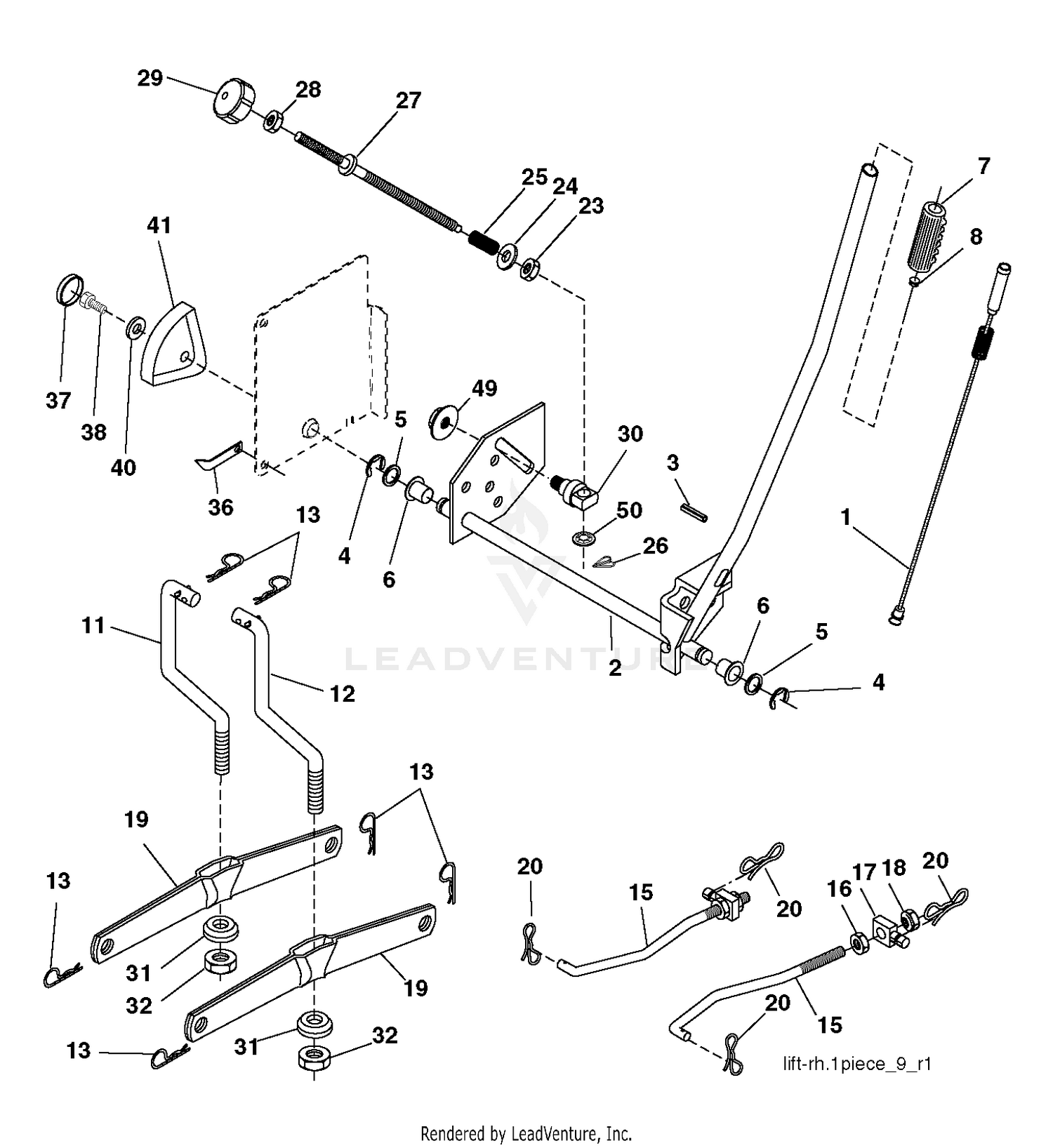 MOWER LIFT / DECK LIFT