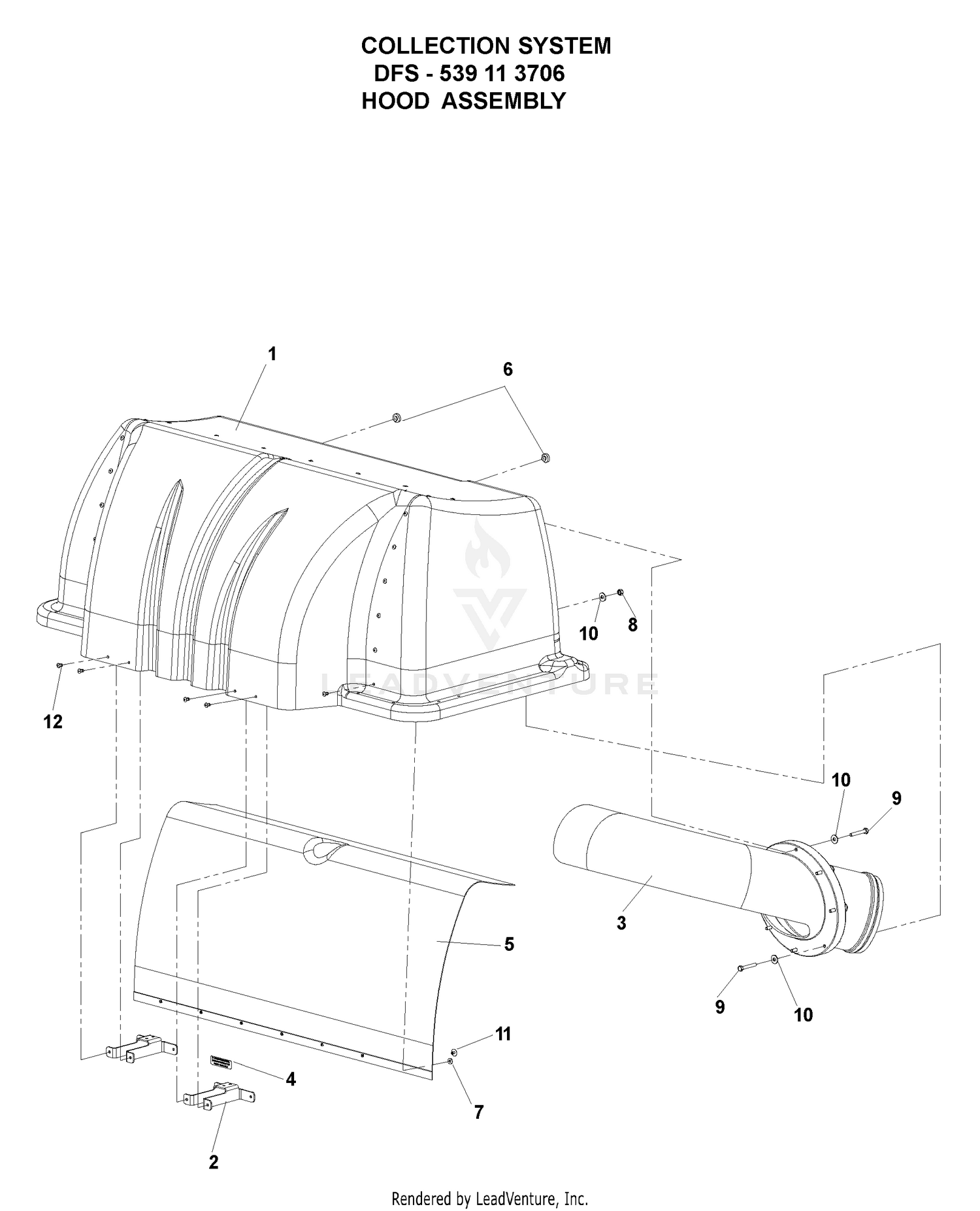 Accessories (DFS Collection System - Hood Assembly)