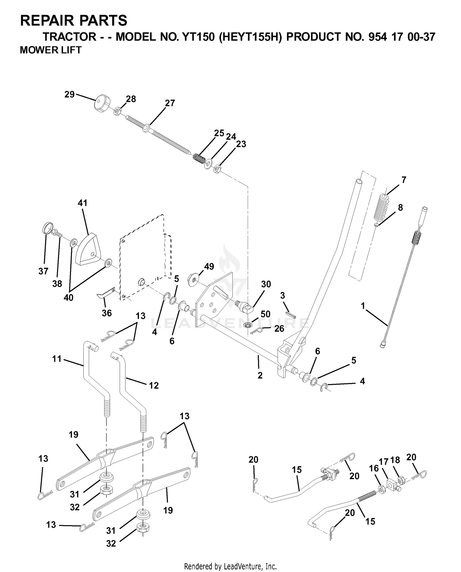 MOWER LIFT / DECK LIFT