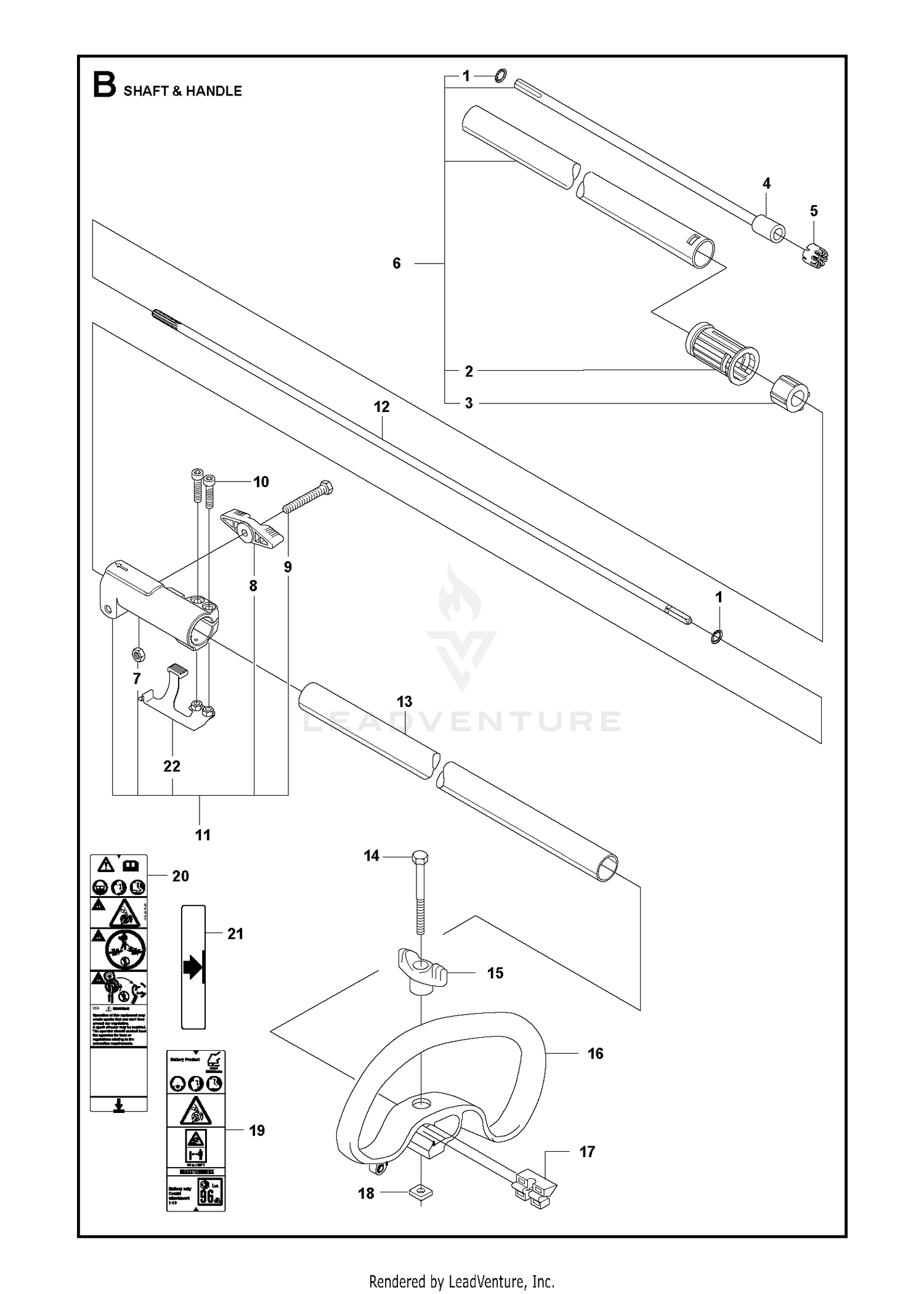 SHAFT & HANDLE