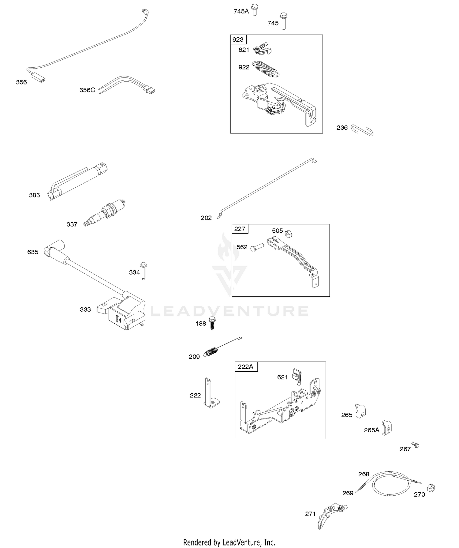 ARMATURE, CONTROLS, ELECTRICAL SYSTEM, GOVERNOR SPRING, IGNITION, SPARK PLUG 26