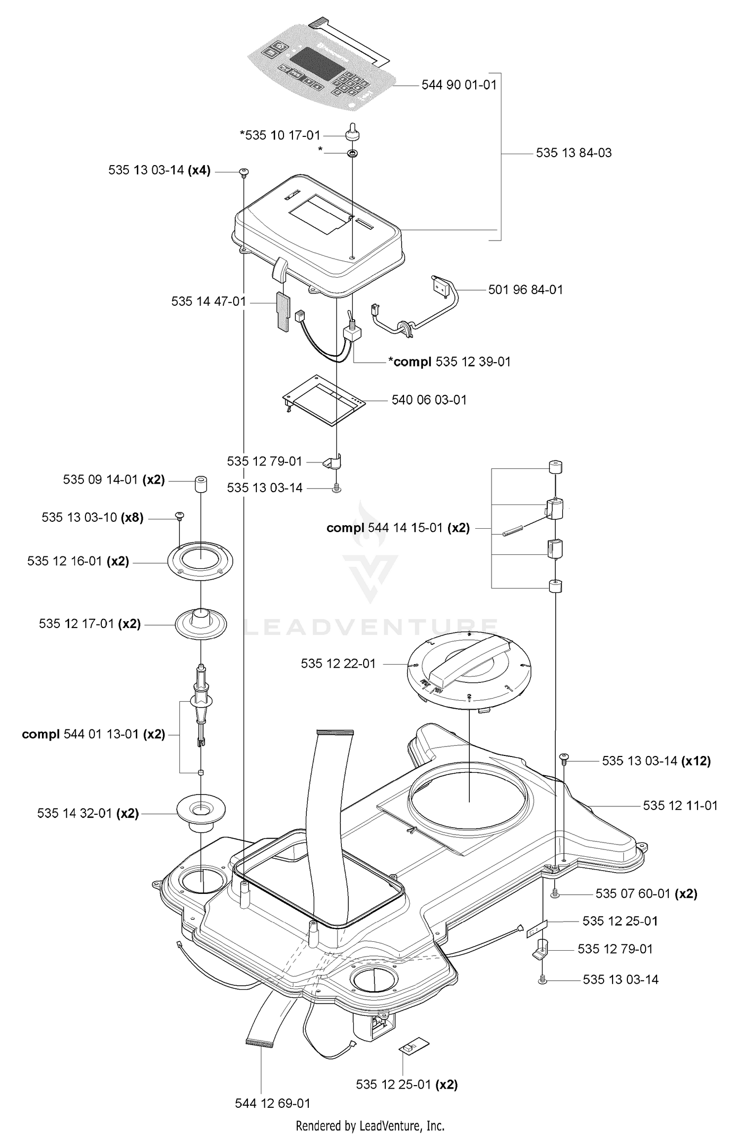 Upper Chassis / Control Panel