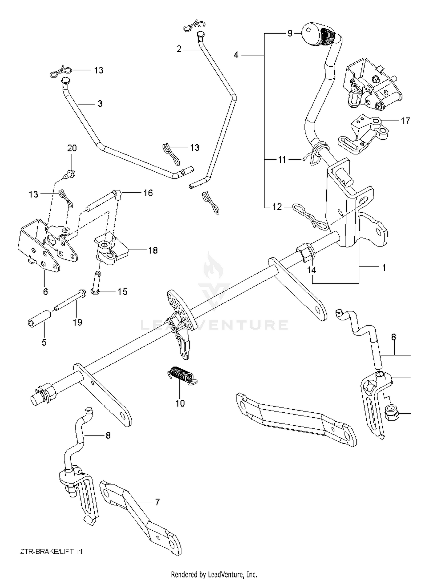 MOWER LIFT / DECK LIFT