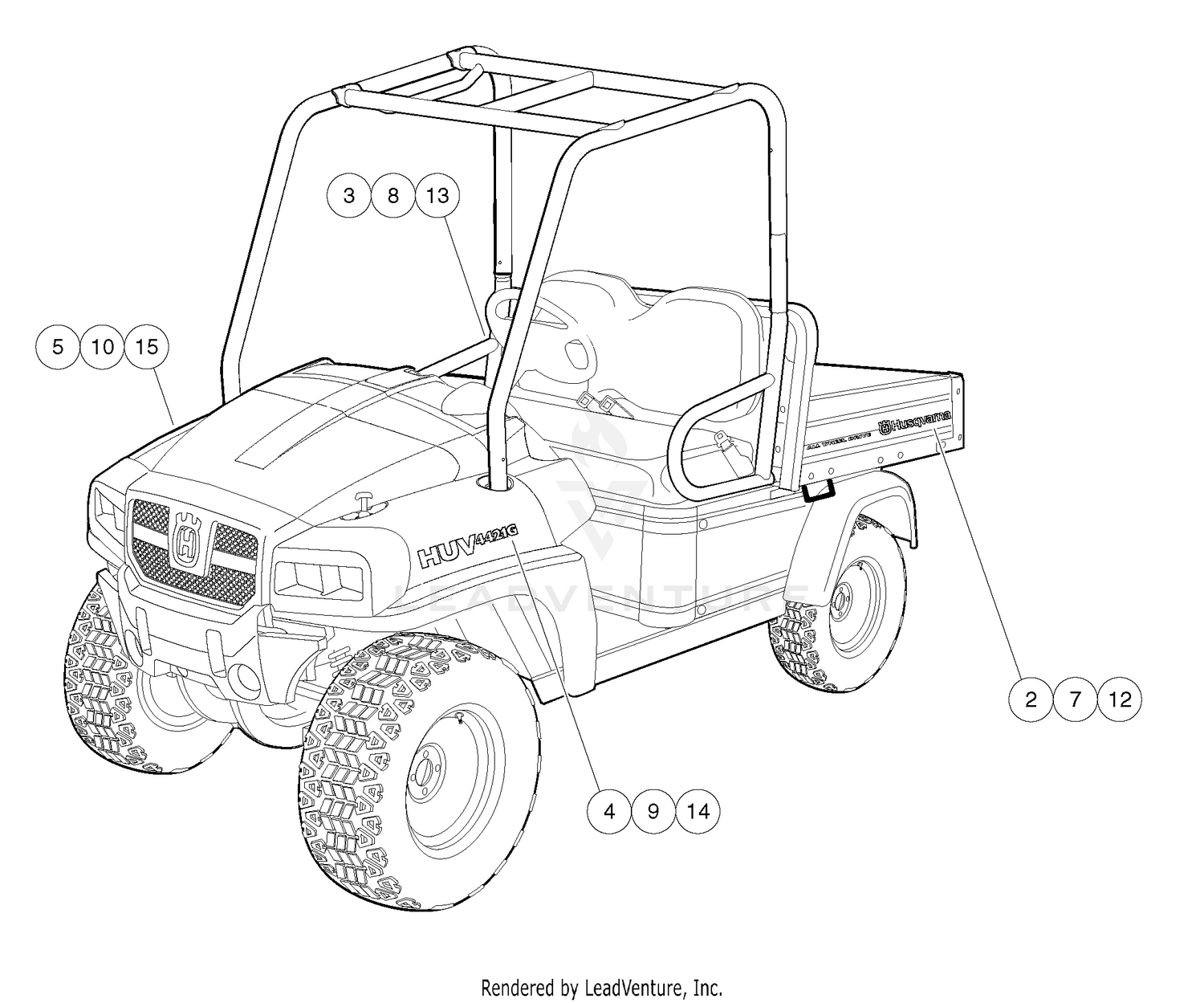Badging Decals, HUV 4421-G
