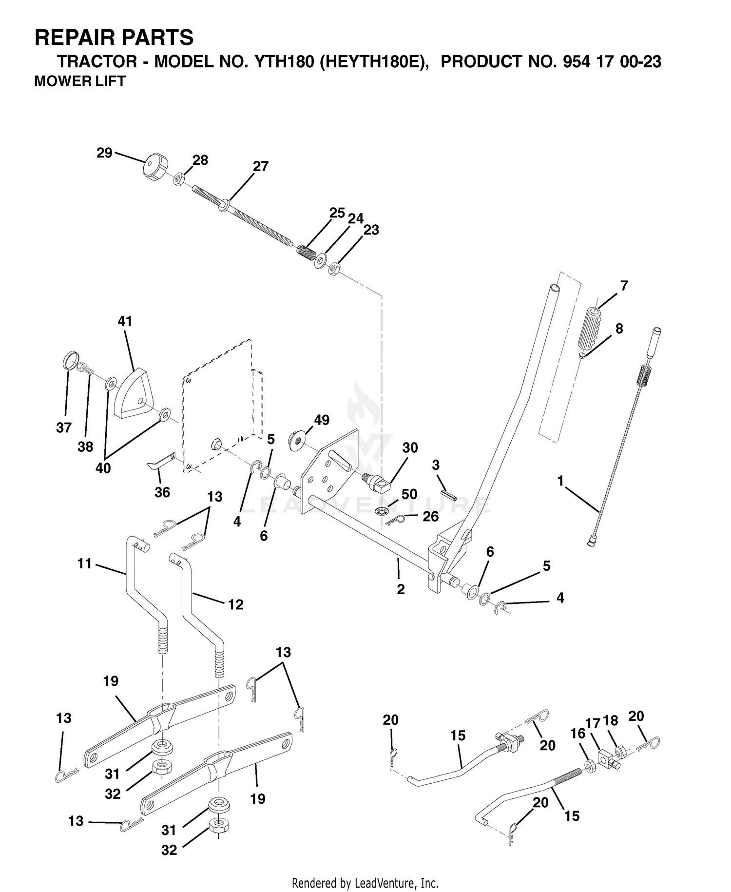 MOWER LIFT / DECK LIFT
