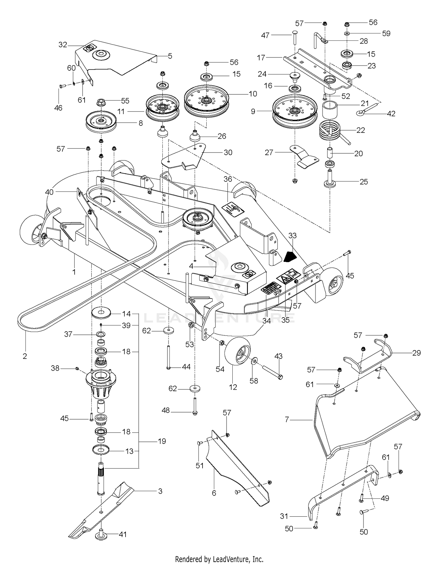 MOWER DECK / CUTTING DECK
