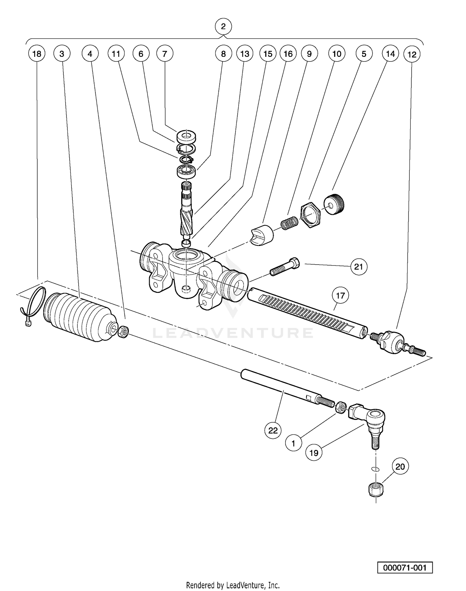 Steering Gear Assembly