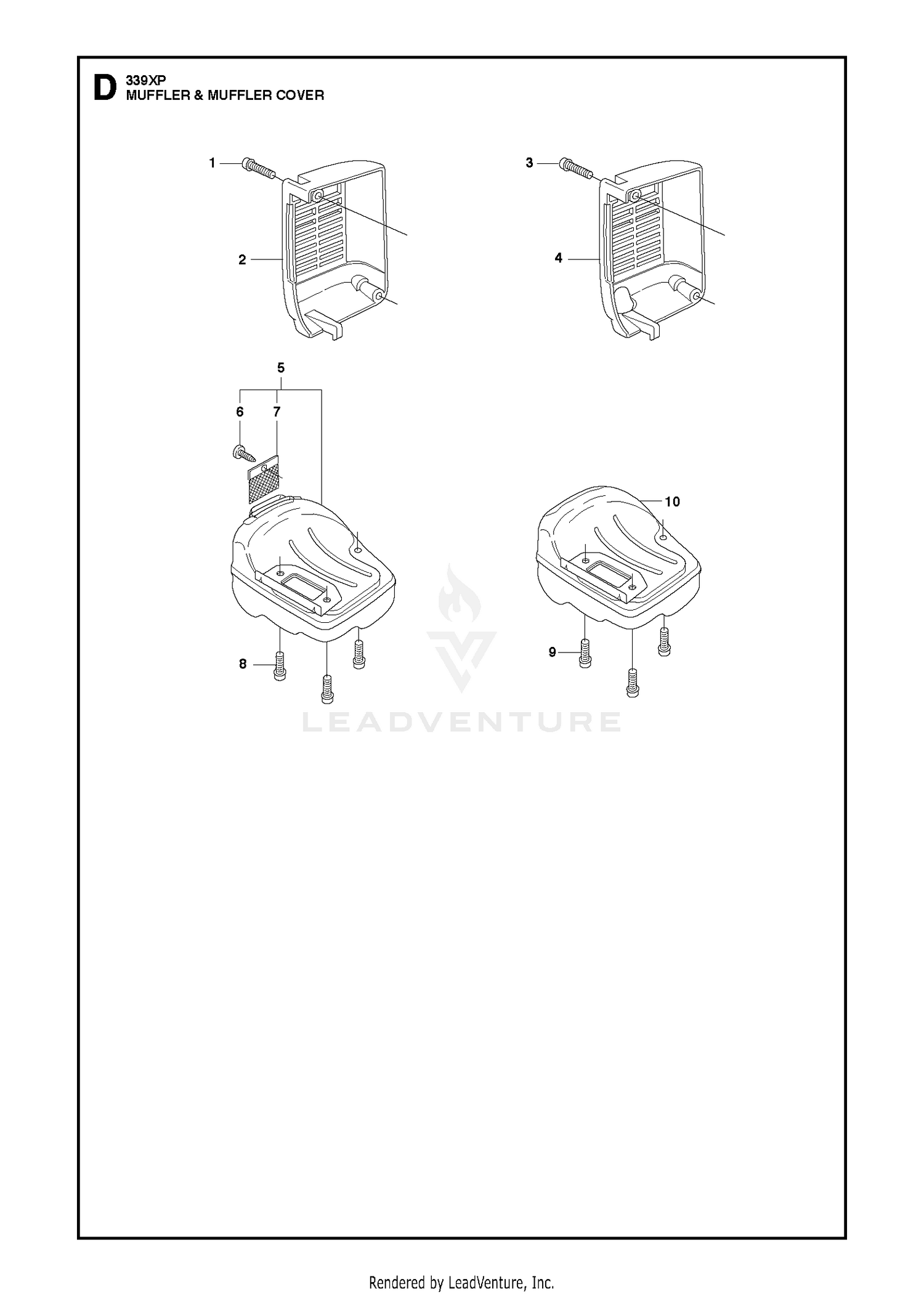 MUFFLER COVER