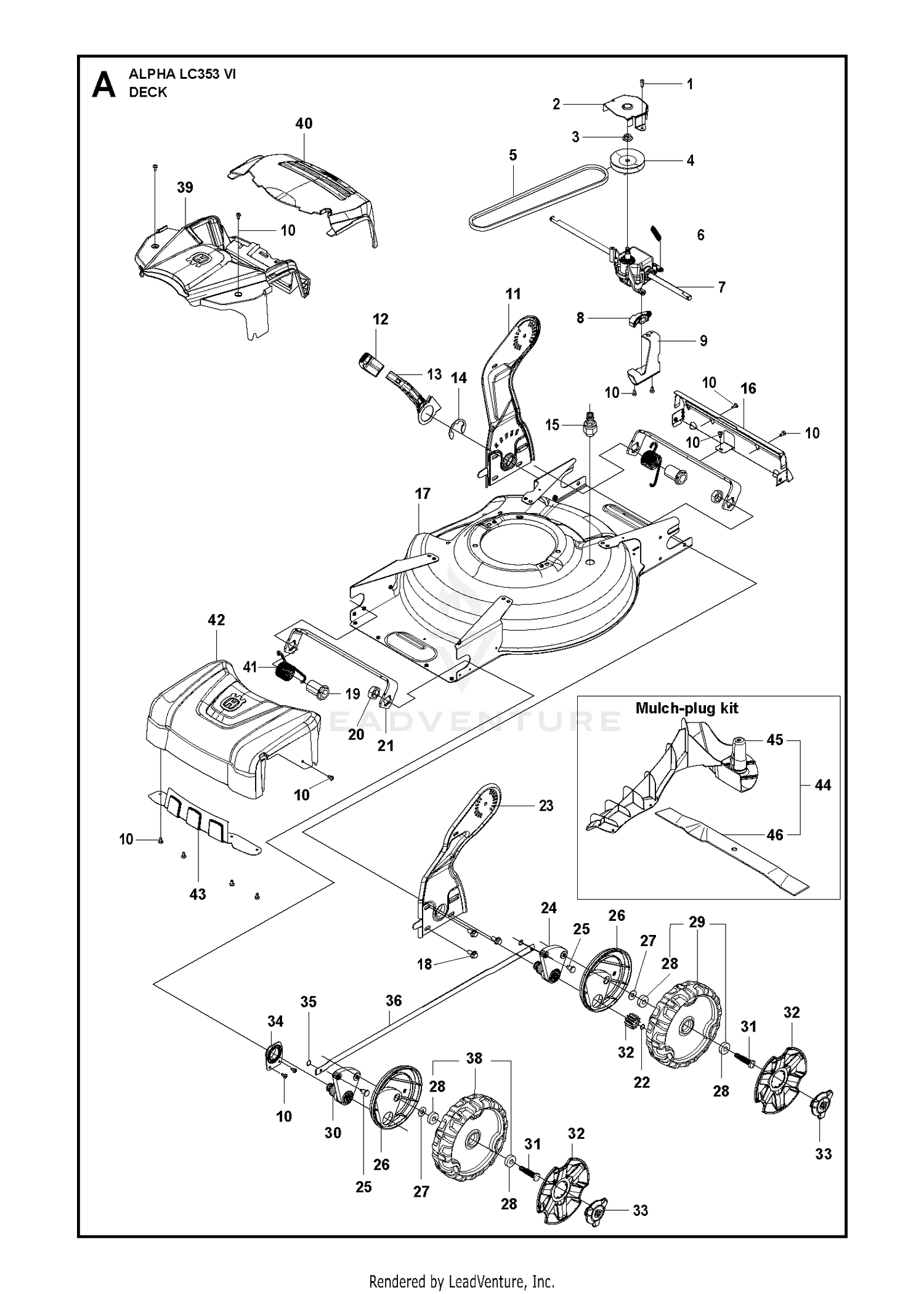 MOWER DECK / CUTTING DECK