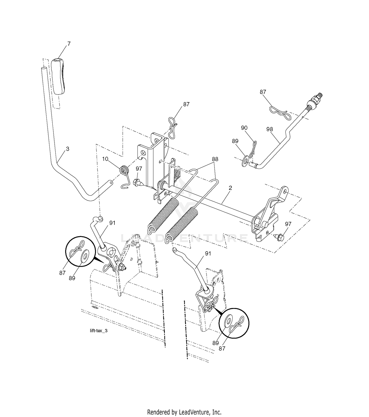 MOWER LIFT / DECK LIFT 2