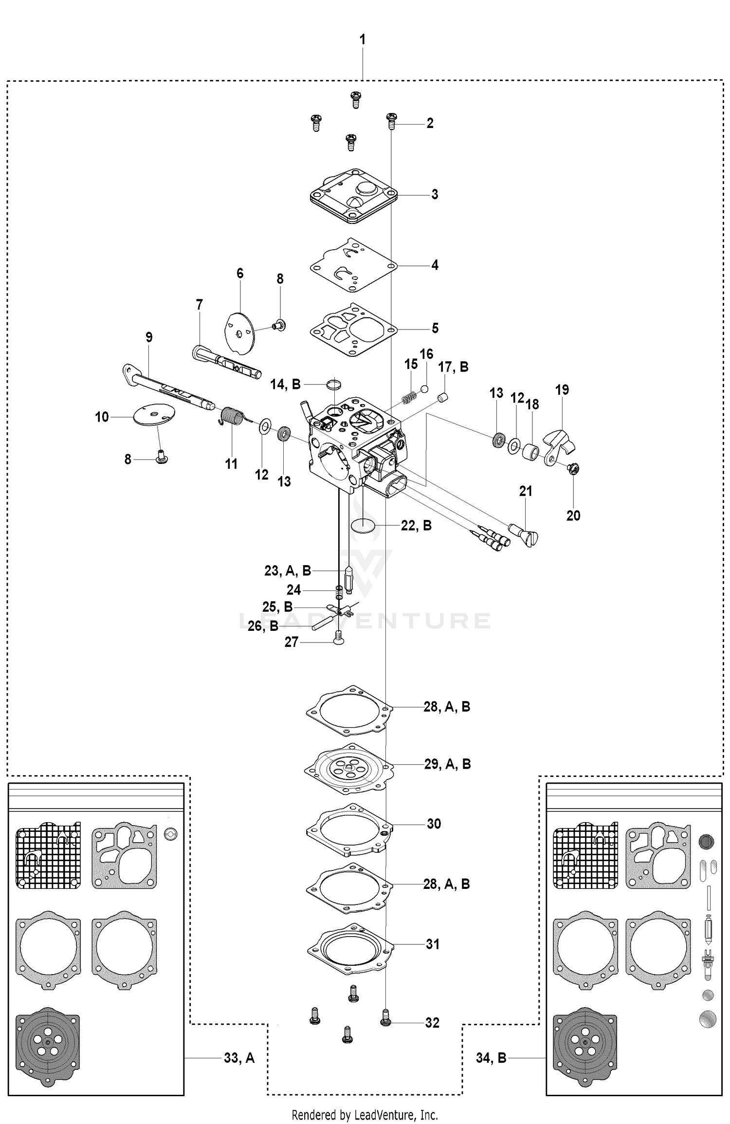 Carburetor, Parts