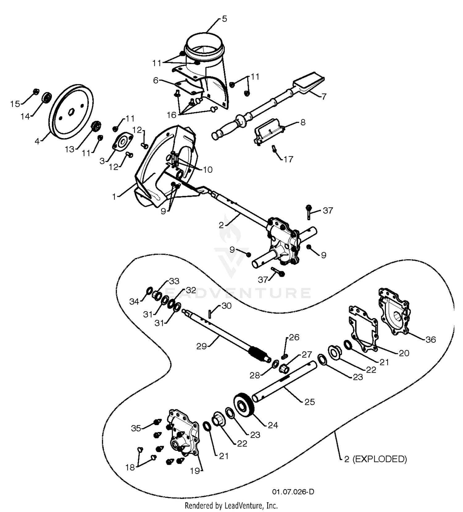AUGER HOUSING & IMPELLER 4
