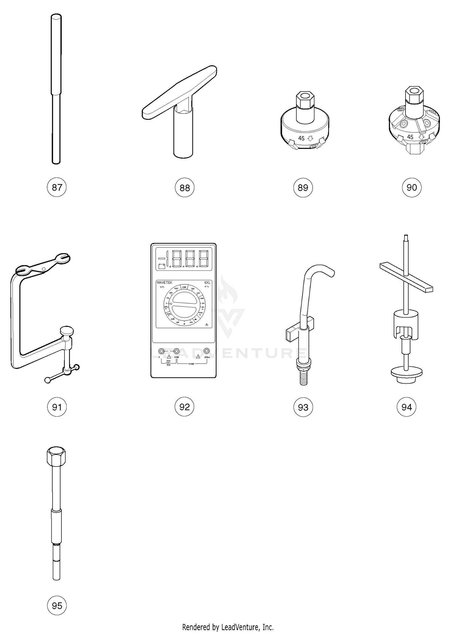 Maintenance And Service Tools - Gas