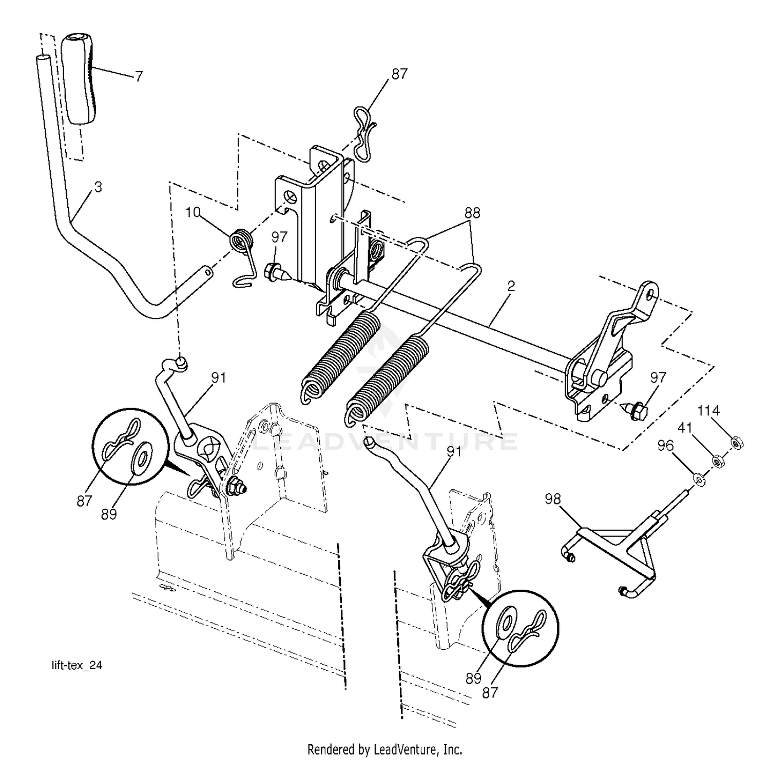 MOWER LIFT / DECK LIFT