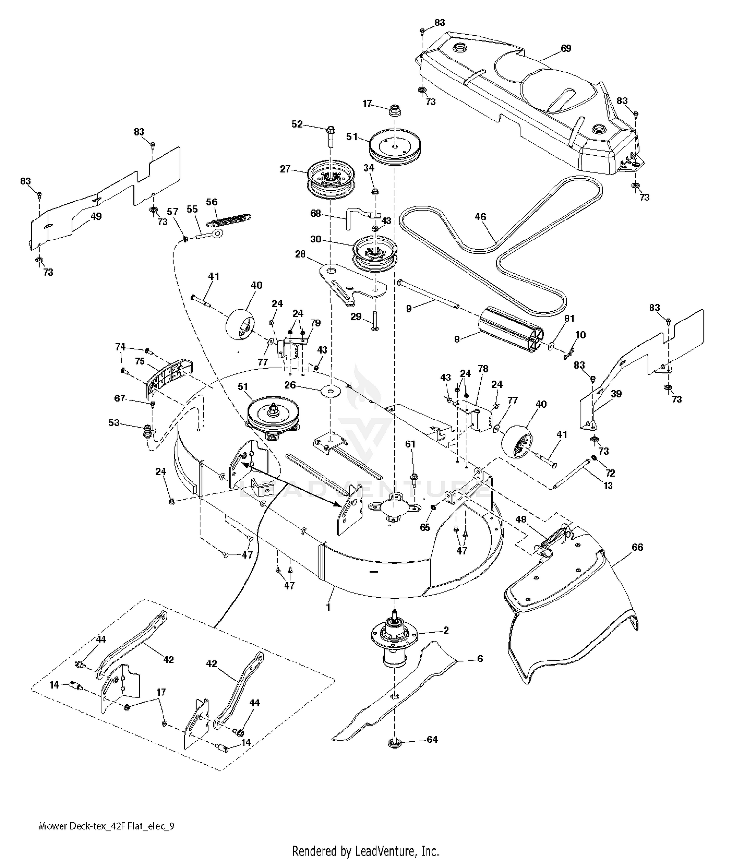 MOWER DECK / CUTTING DECK