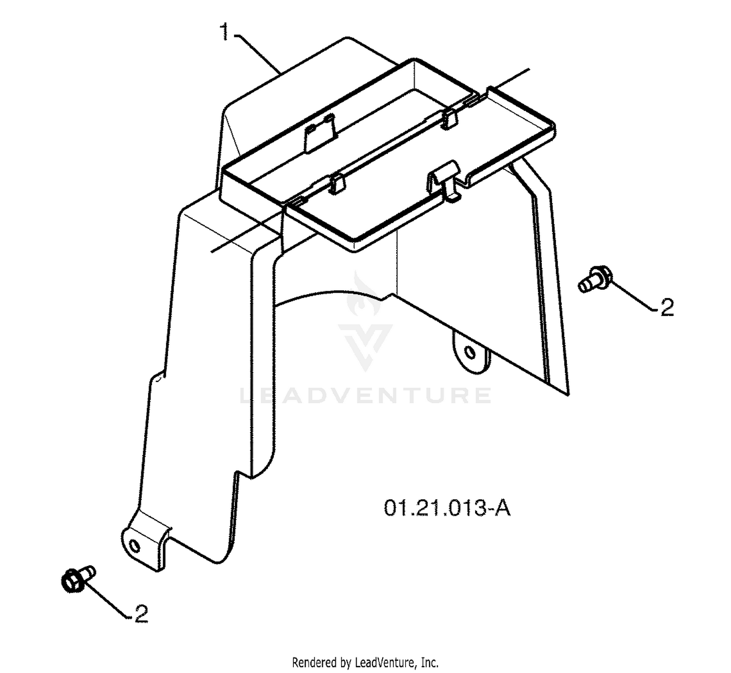 Chassis / Engine / Pulleys - B