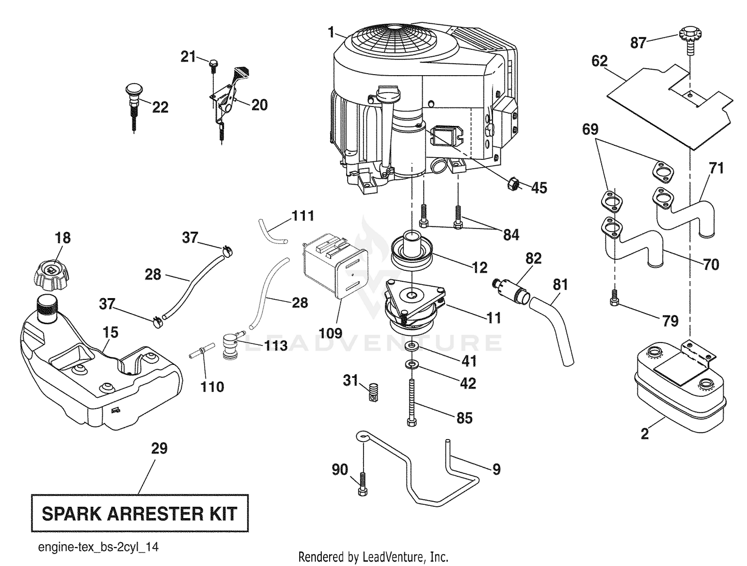 Engine / Fuel Tank