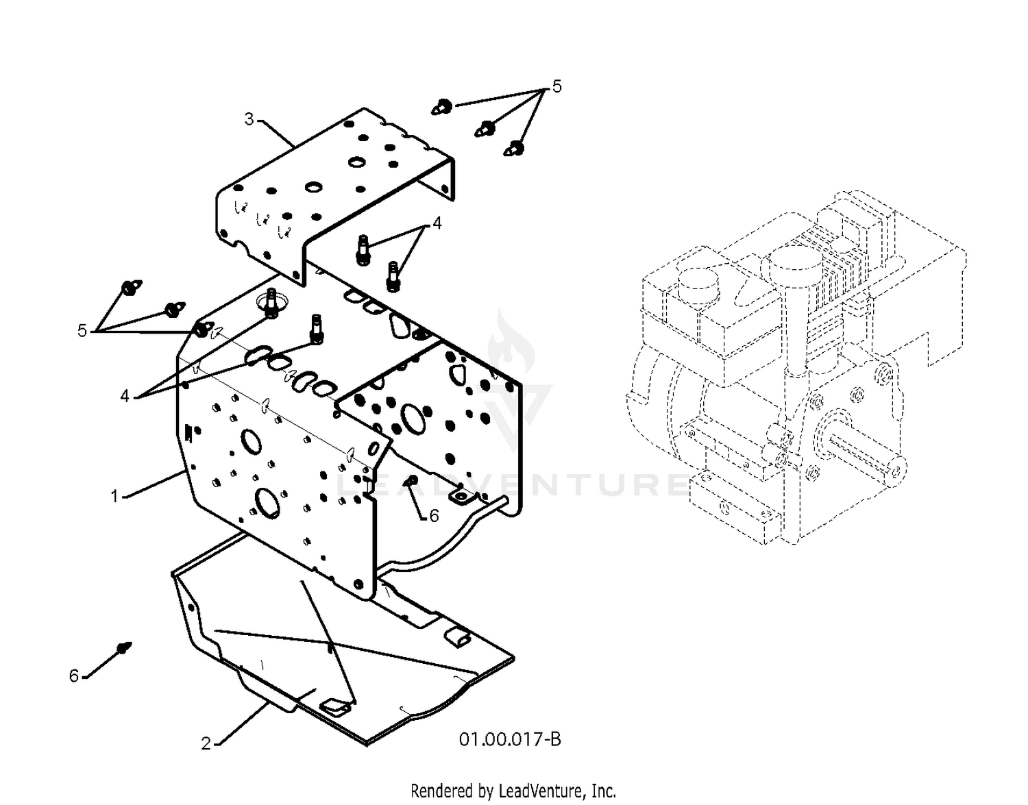 CHASSIS, ENGINE & PULLEYS 2