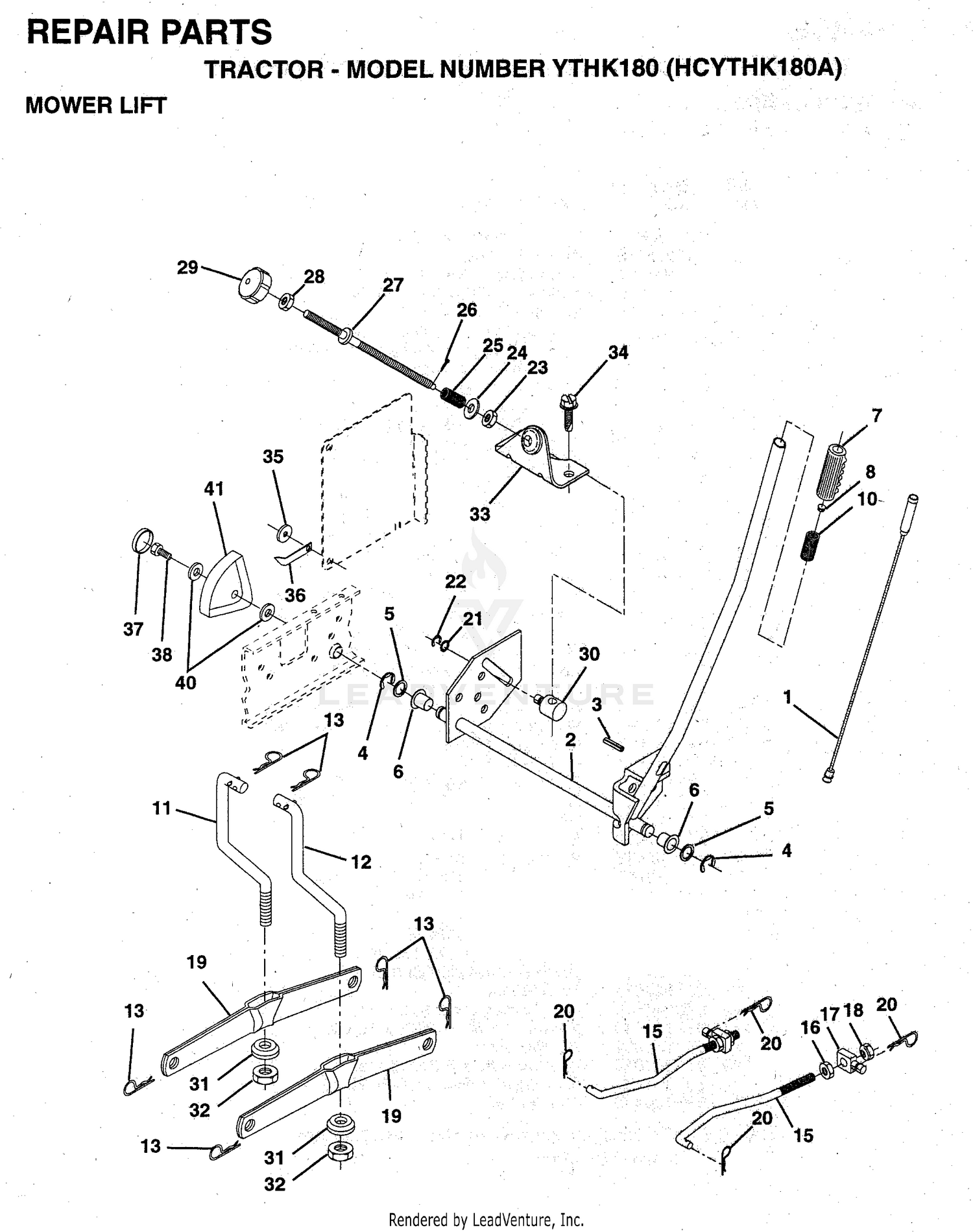 MOWER LIFT / DECK LIFT