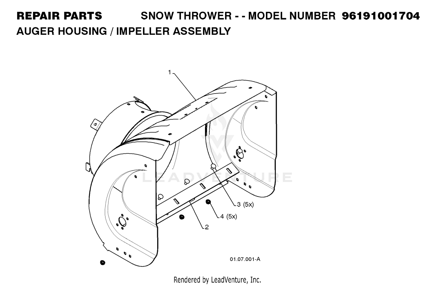 AUGER HOUSING & IMPELLER 4